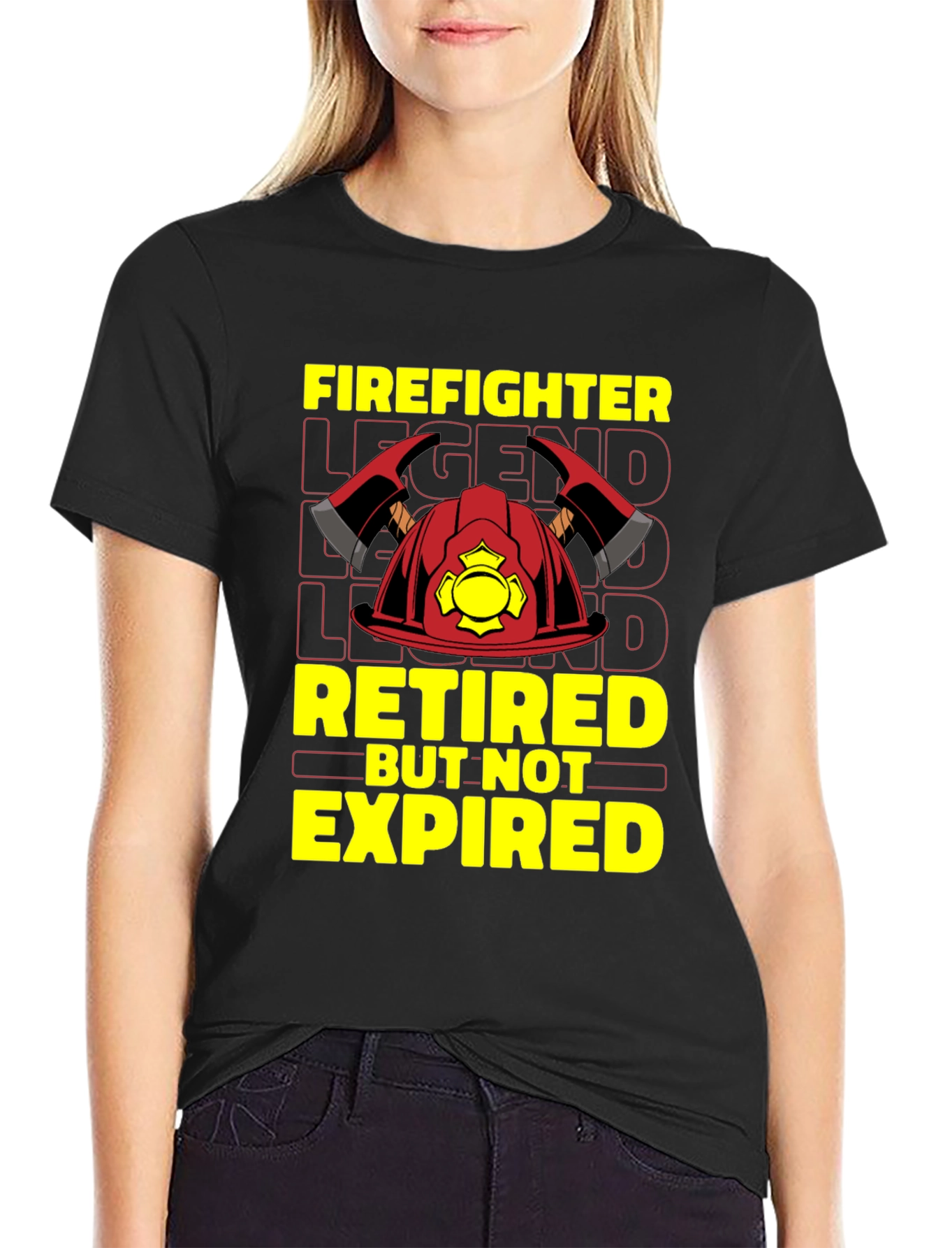 Firefighter Retired Legend Graphic Tee
