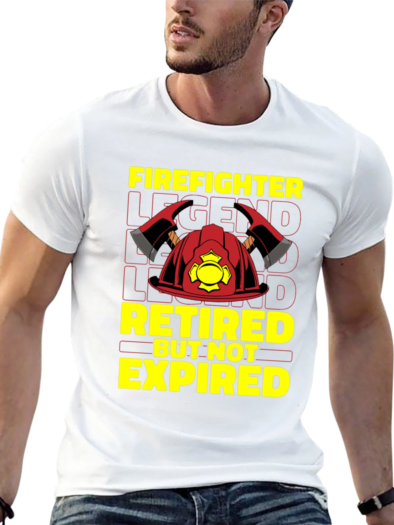 Firefighter Retired Legend Graphic Tee