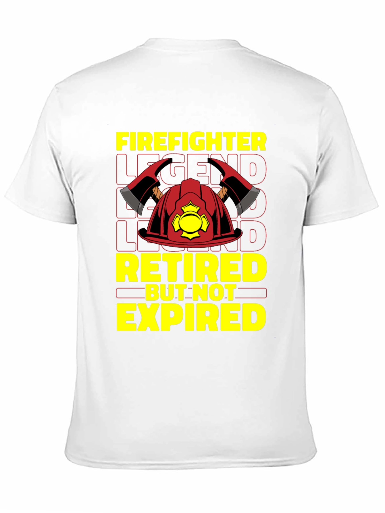 Firefighter Retired Legend Graphic Tee