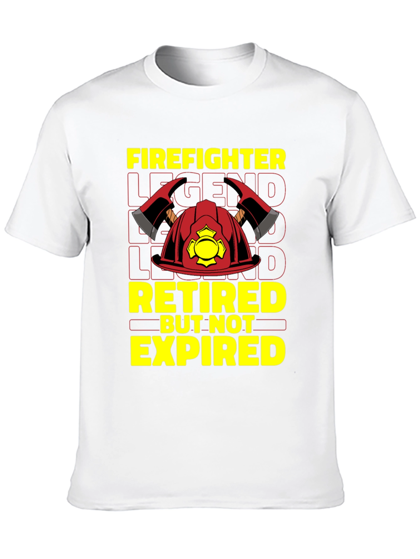 Firefighter Retired Legend Graphic Tee
