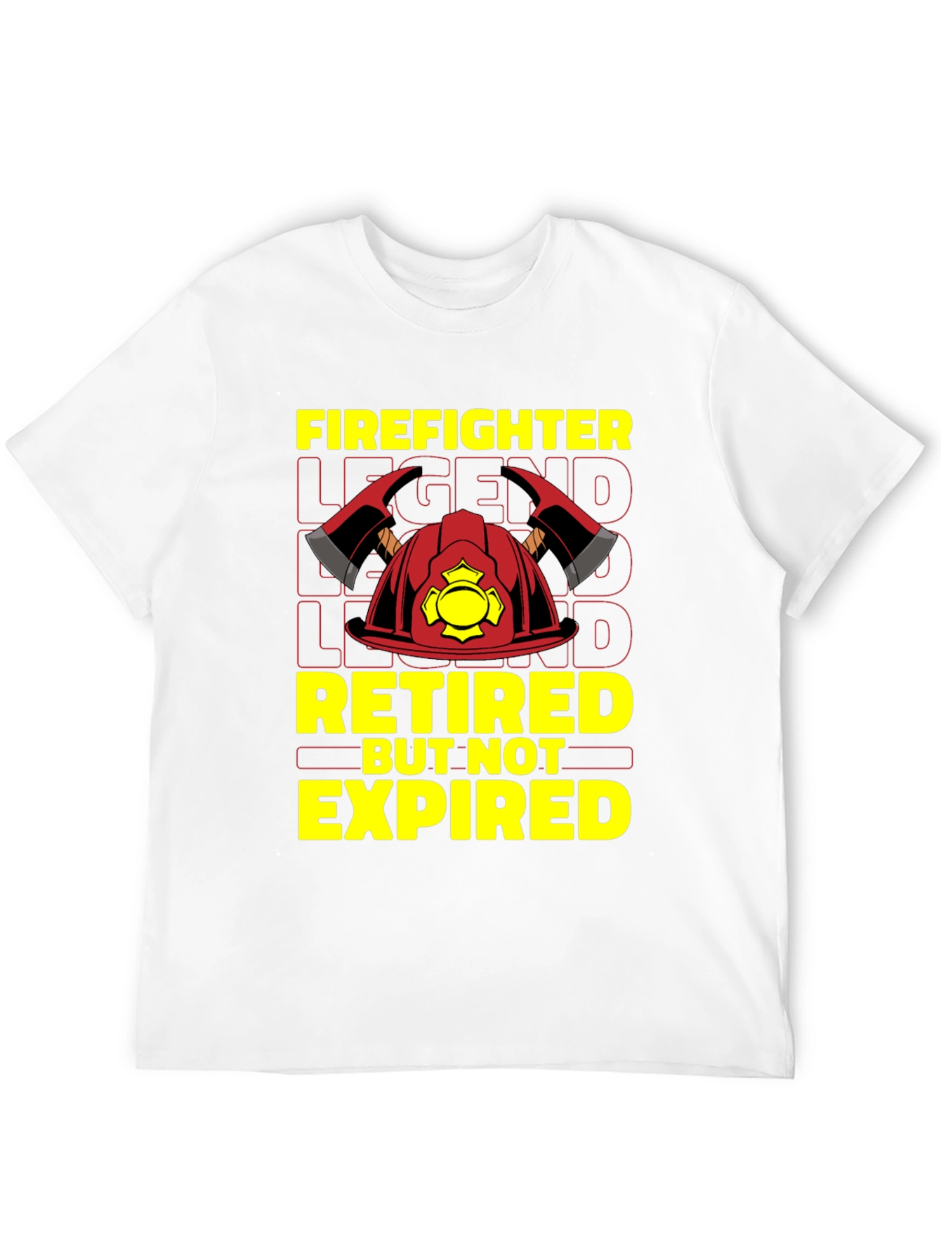 Firefighter Retired Legend Graphic Tee