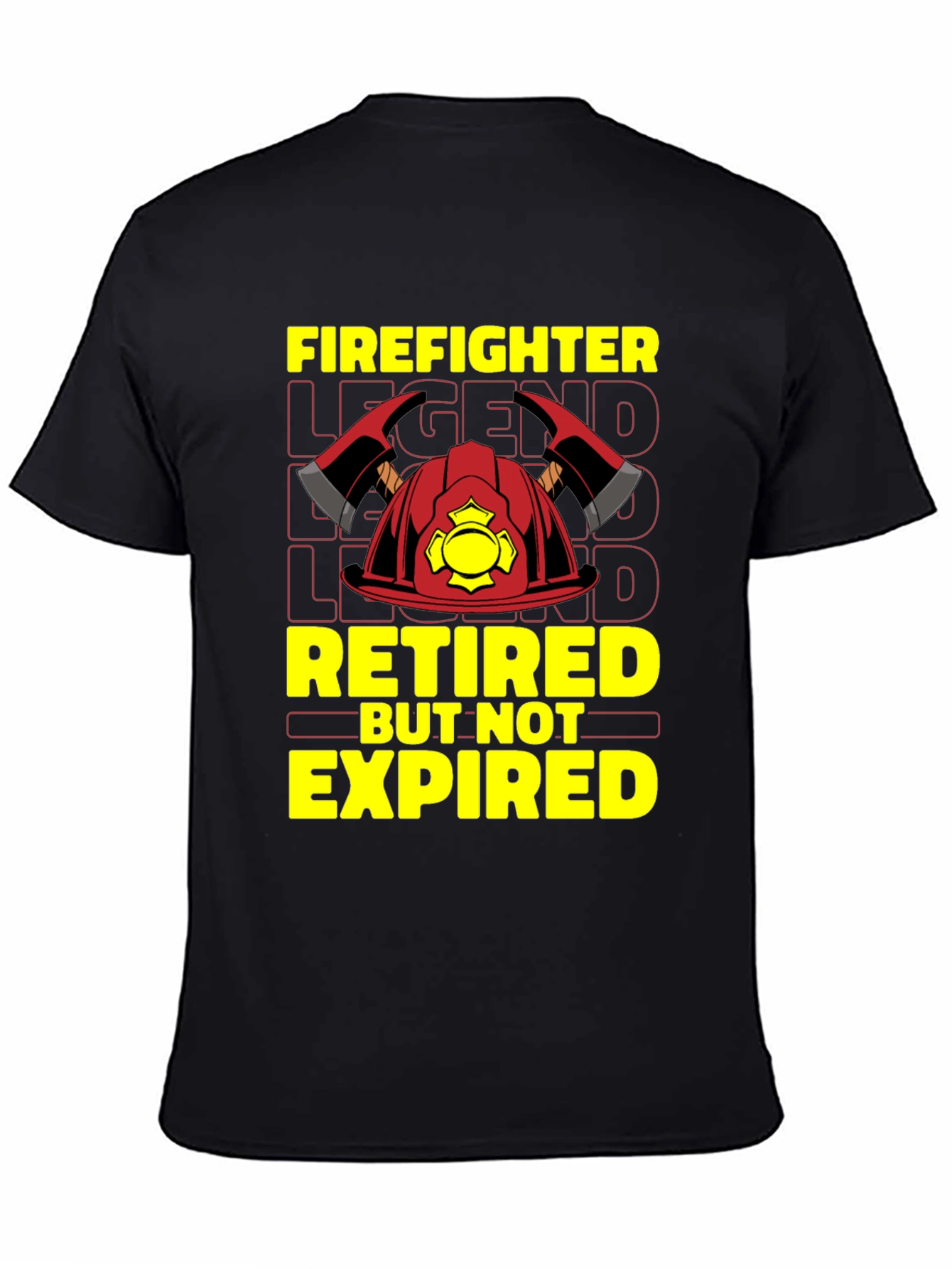 Firefighter Retired Legend Graphic Tee