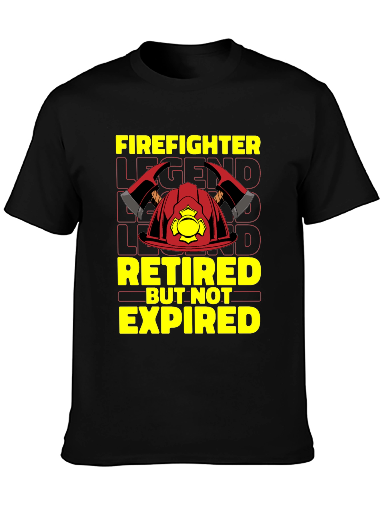 Firefighter Retired Legend Graphic Tee