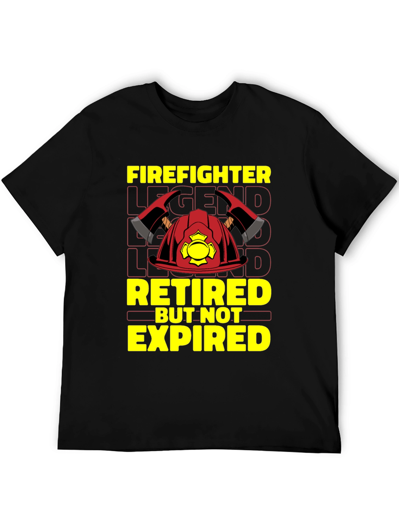 Firefighter Retired Legend Graphic Tee