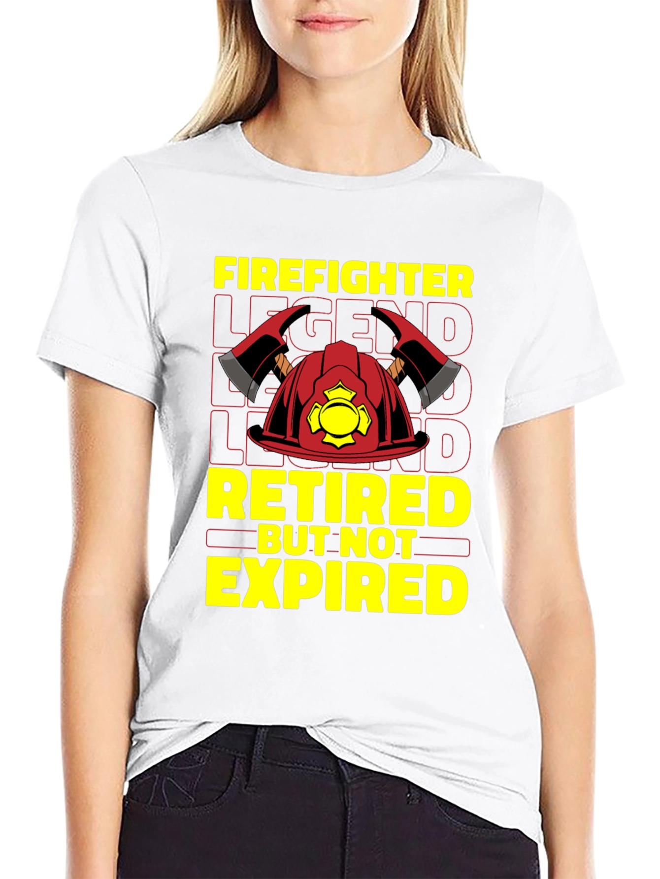 Firefighter Retired Legend Graphic Tee