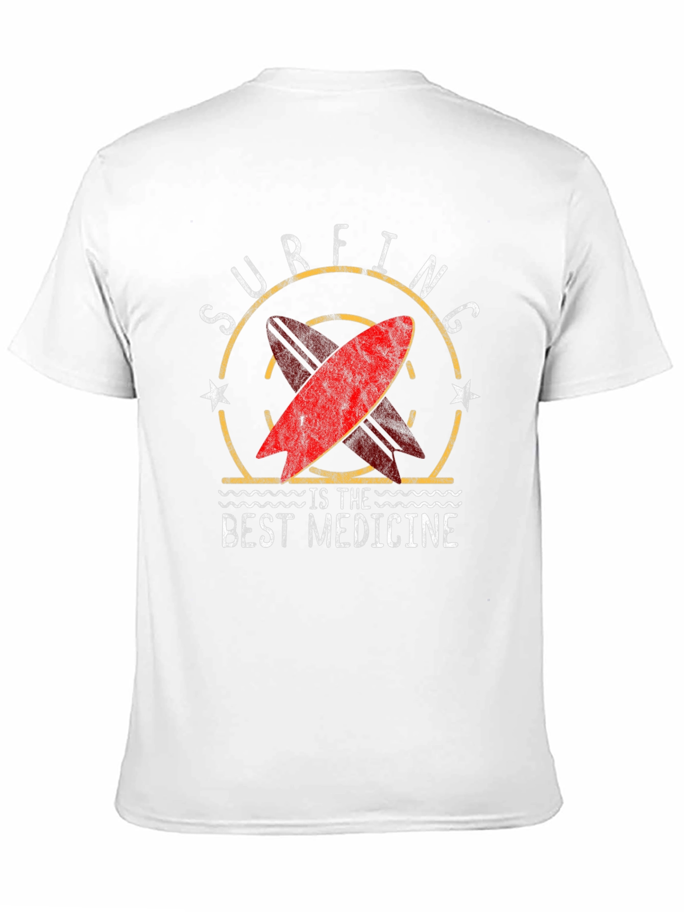 Surfing is the Best Medicine Graphic T-Shirt