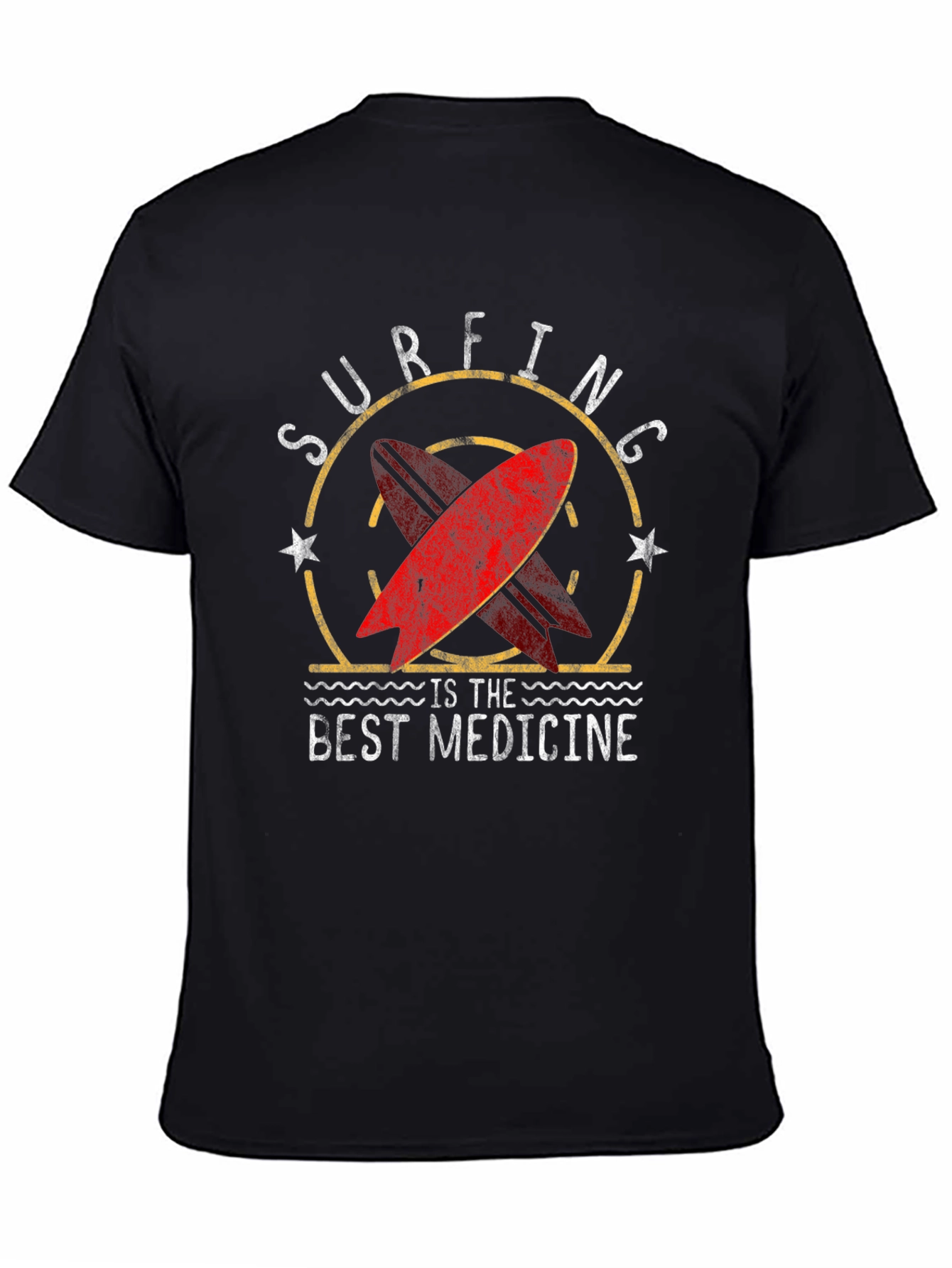 Surfing is the Best Medicine Graphic T-Shirt