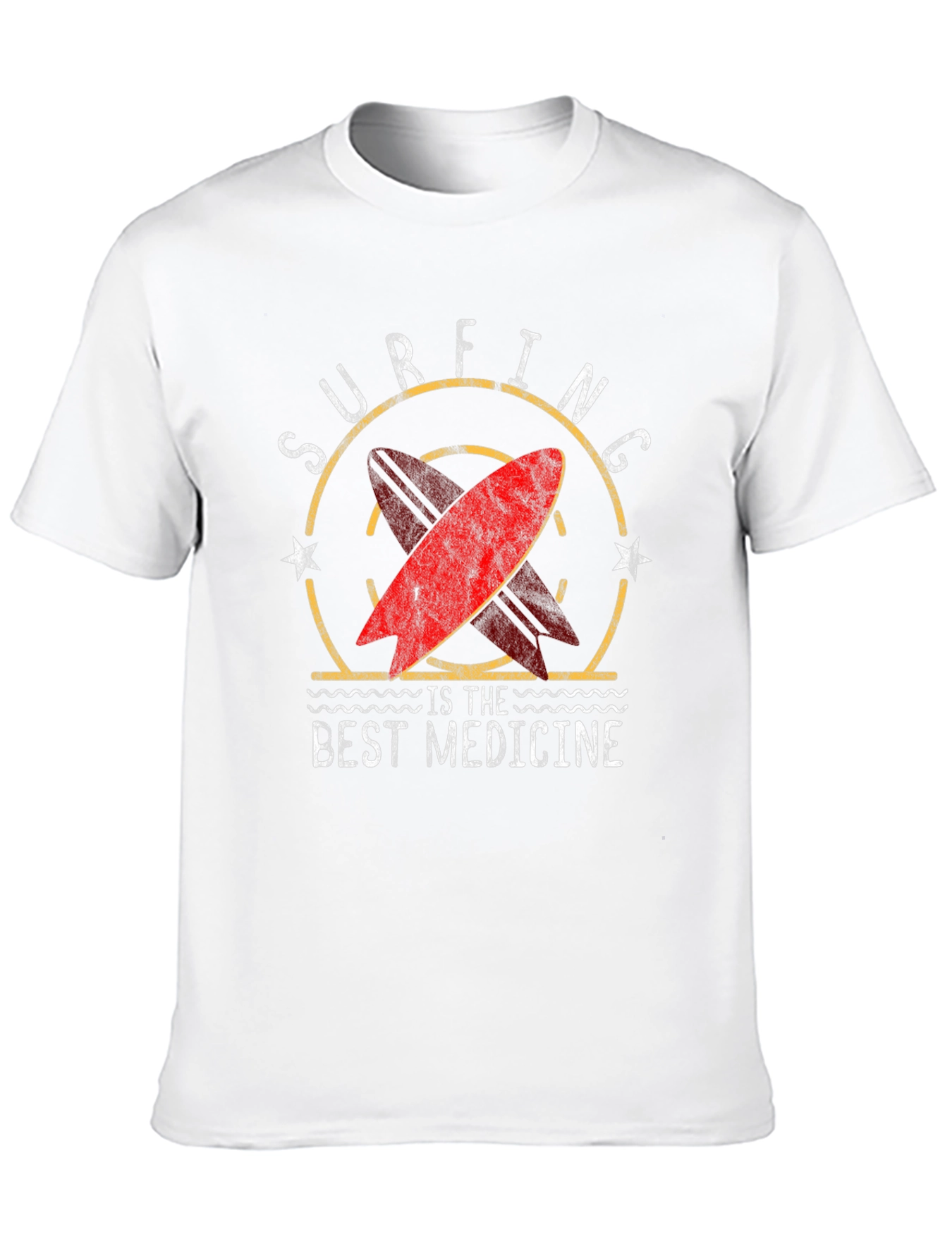 Surfing is the Best Medicine Graphic T-Shirt