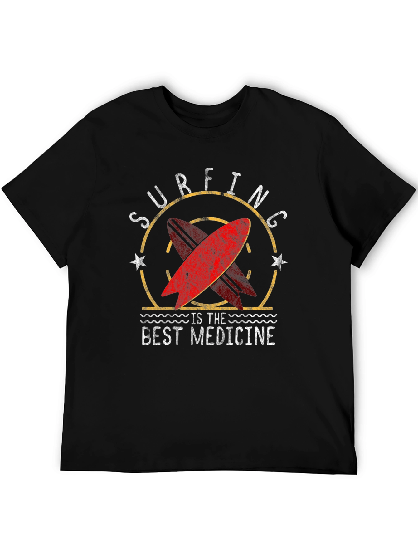 Surfing is the Best Medicine Graphic T-Shirt