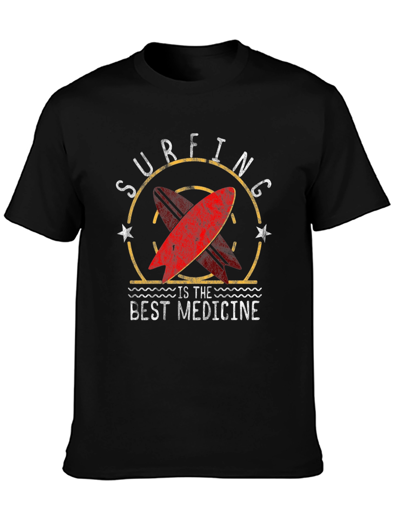 Surfing is the Best Medicine Graphic T-Shirt