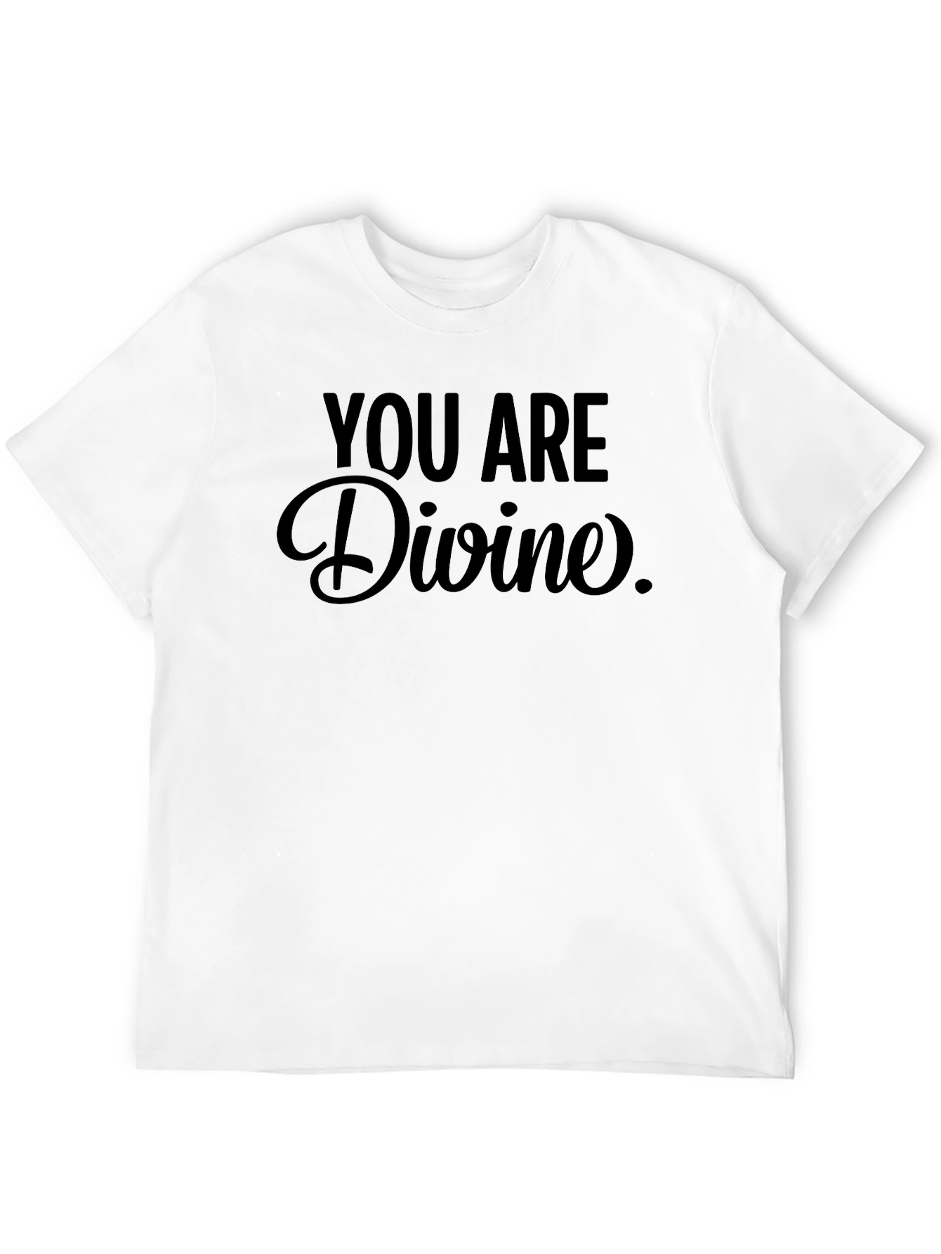 You Are Divine Graphic Tee - Stylish Comfort