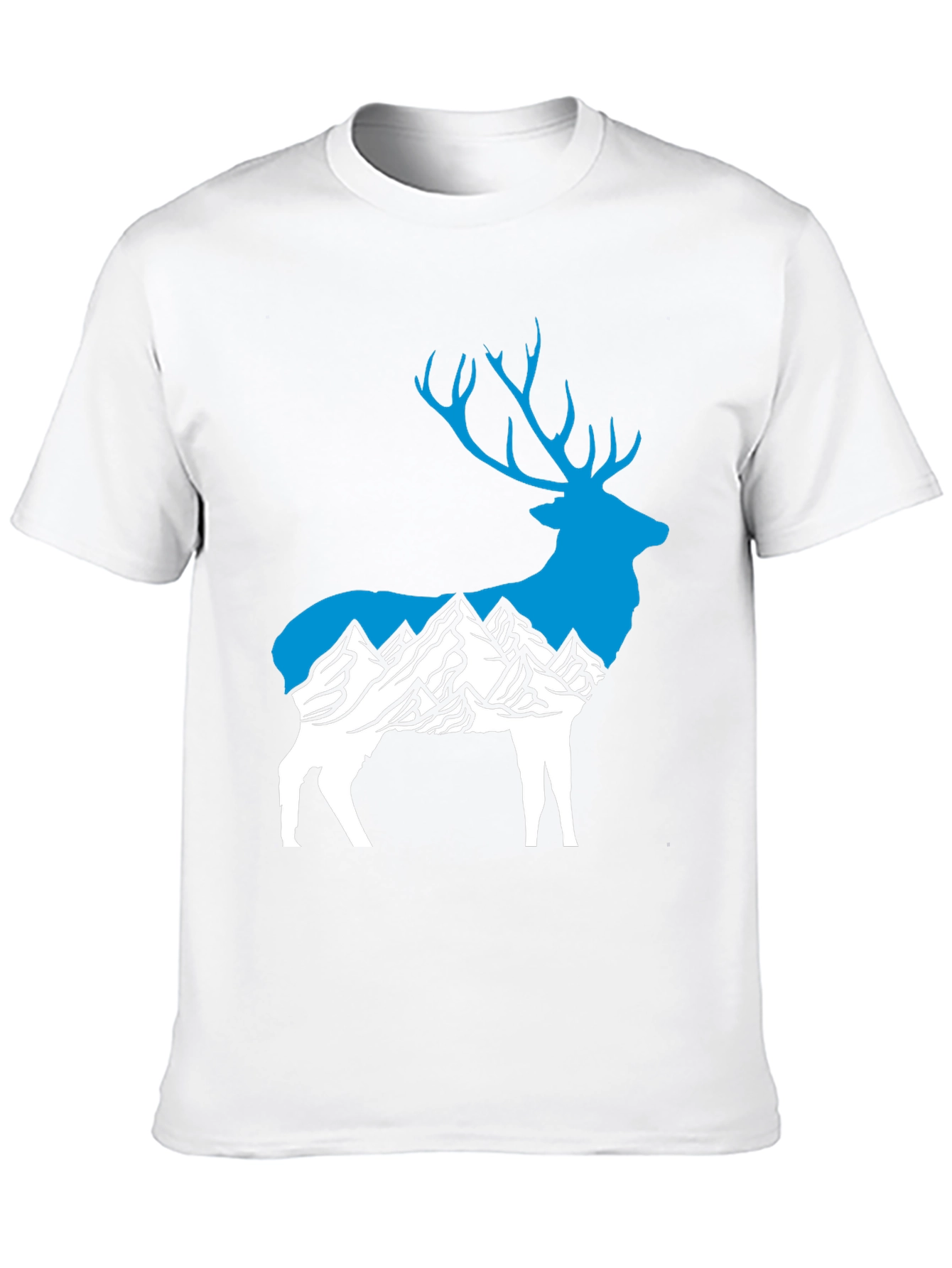 Deer Mountain Graphic T-Shirt - Black