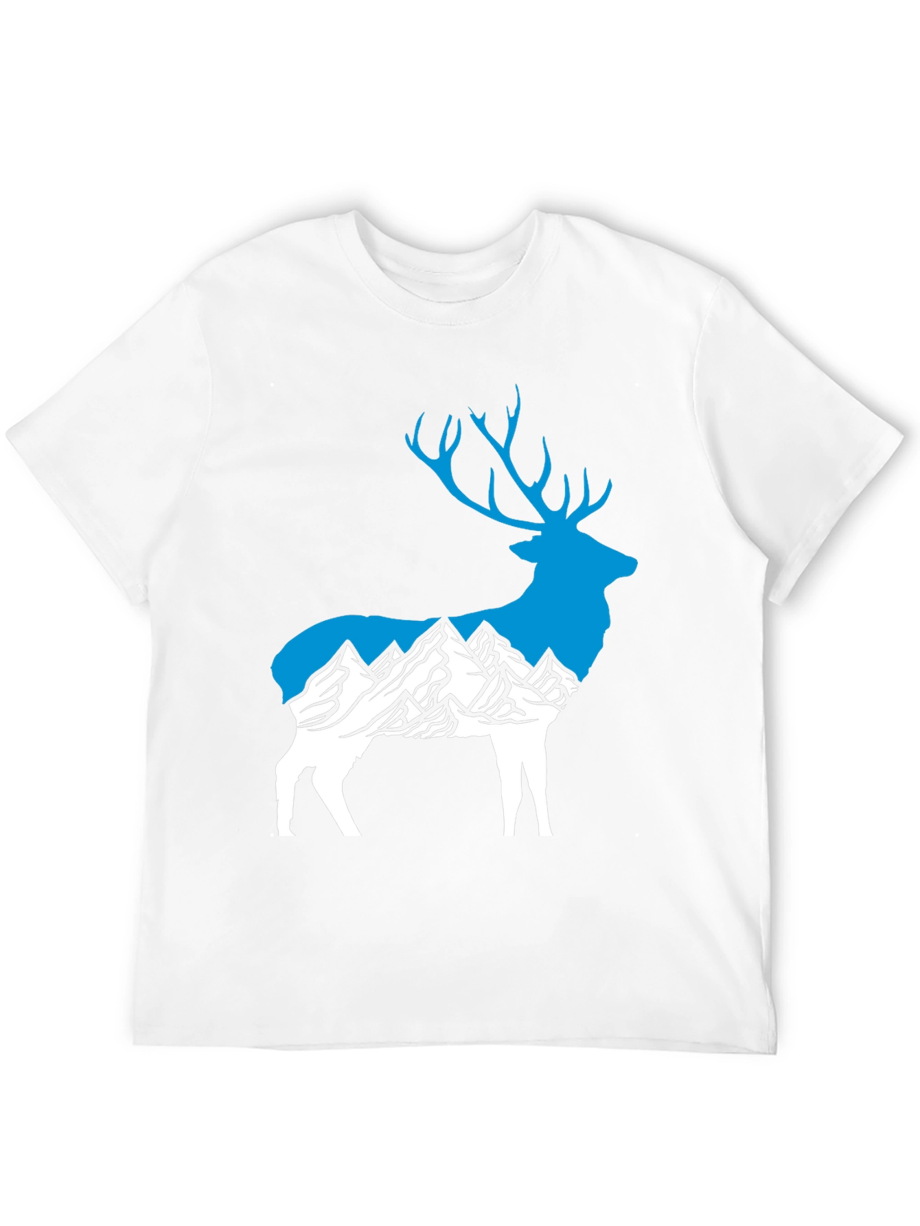 Deer Mountain Graphic T-Shirt - Black