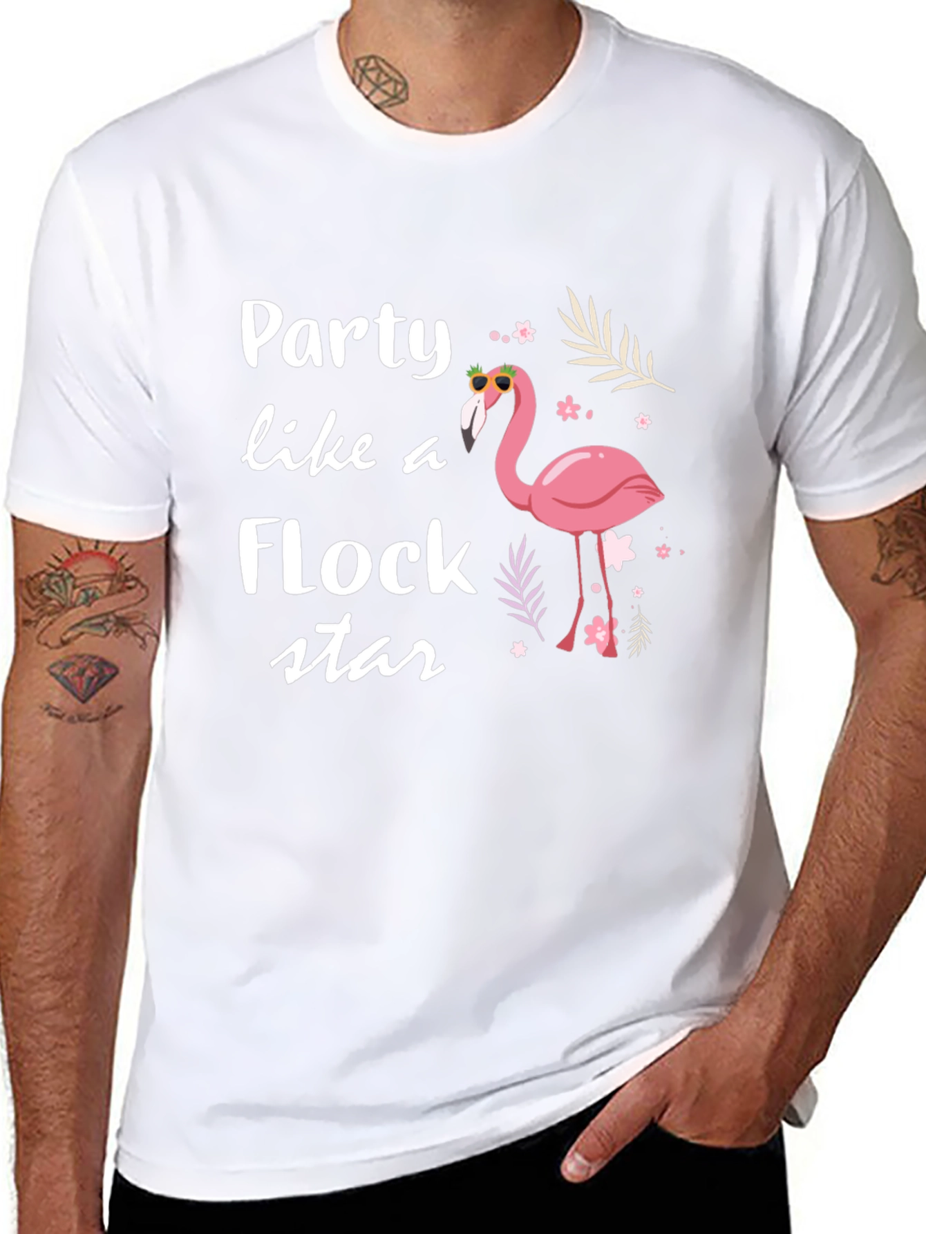 Party Like a Flock Star Graphic Tee