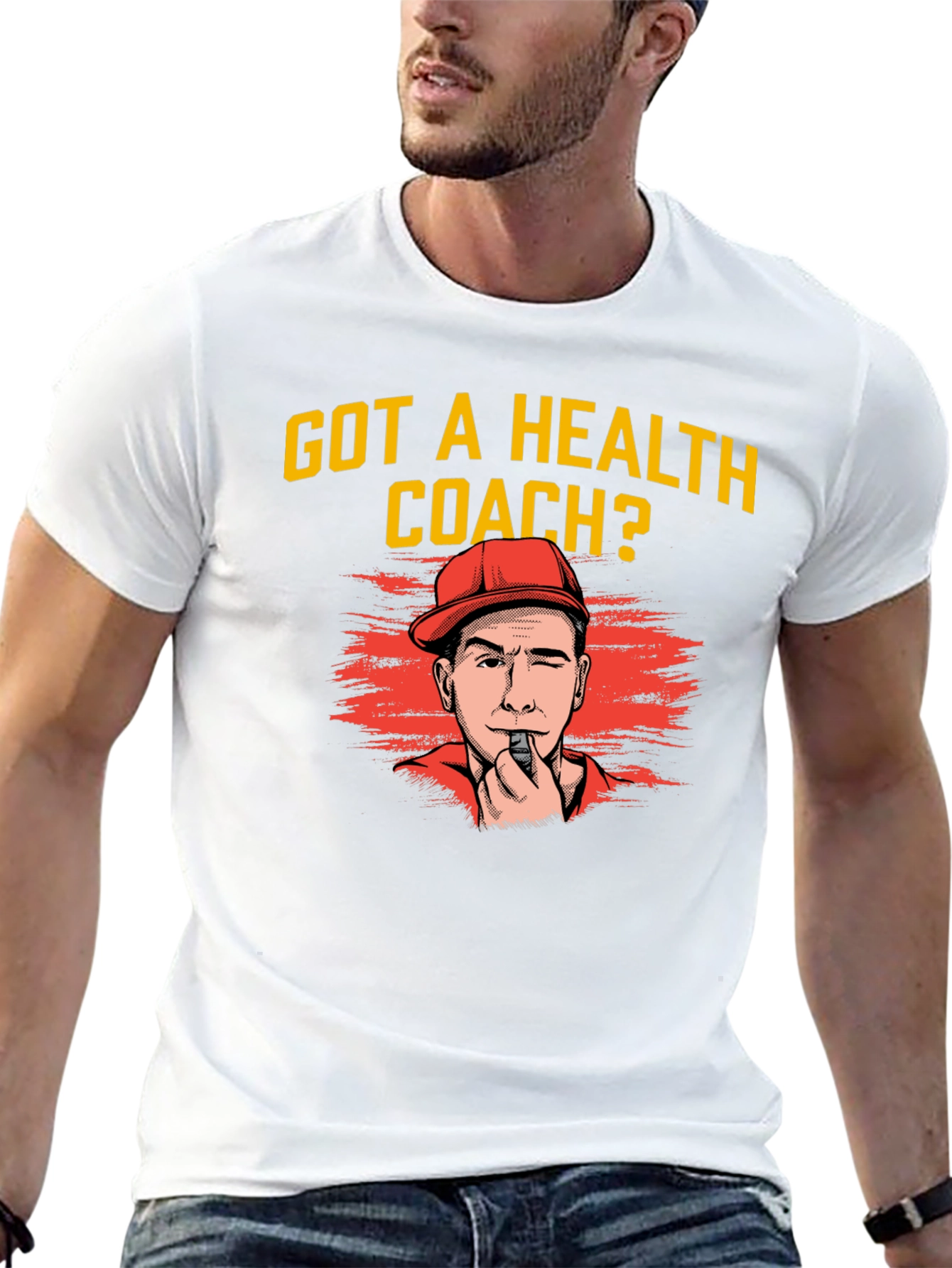 Got A Health Coach? Graphic Tee - Black