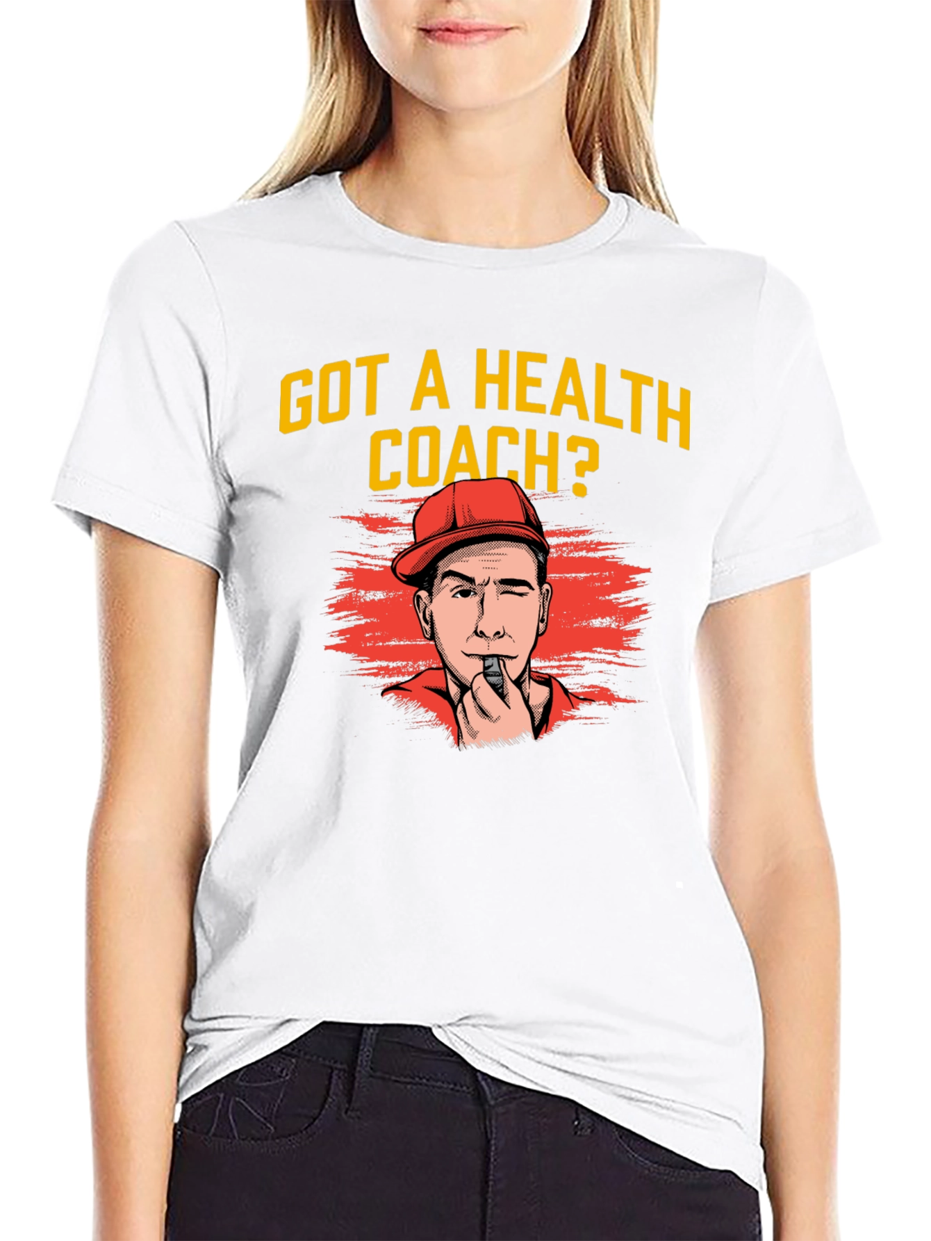 Got A Health Coach? Graphic Tee - Black