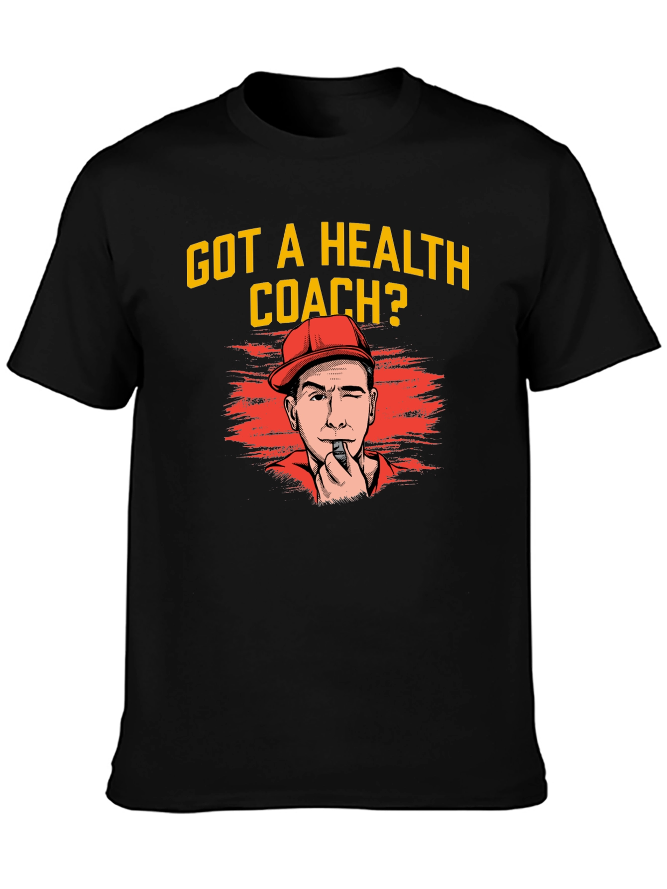 Got A Health Coach? Graphic Tee - Black