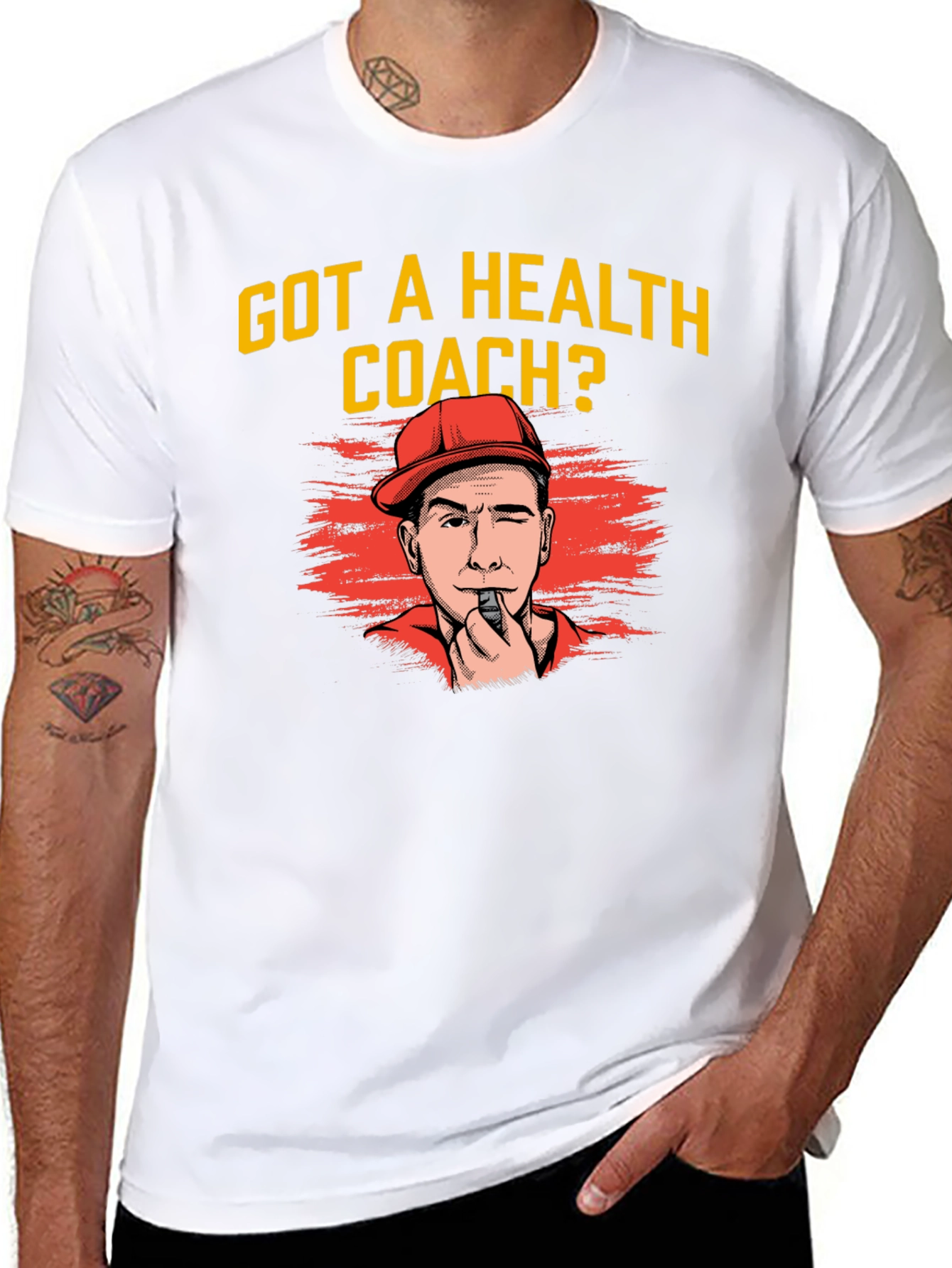 Got A Health Coach? Graphic Tee - Black