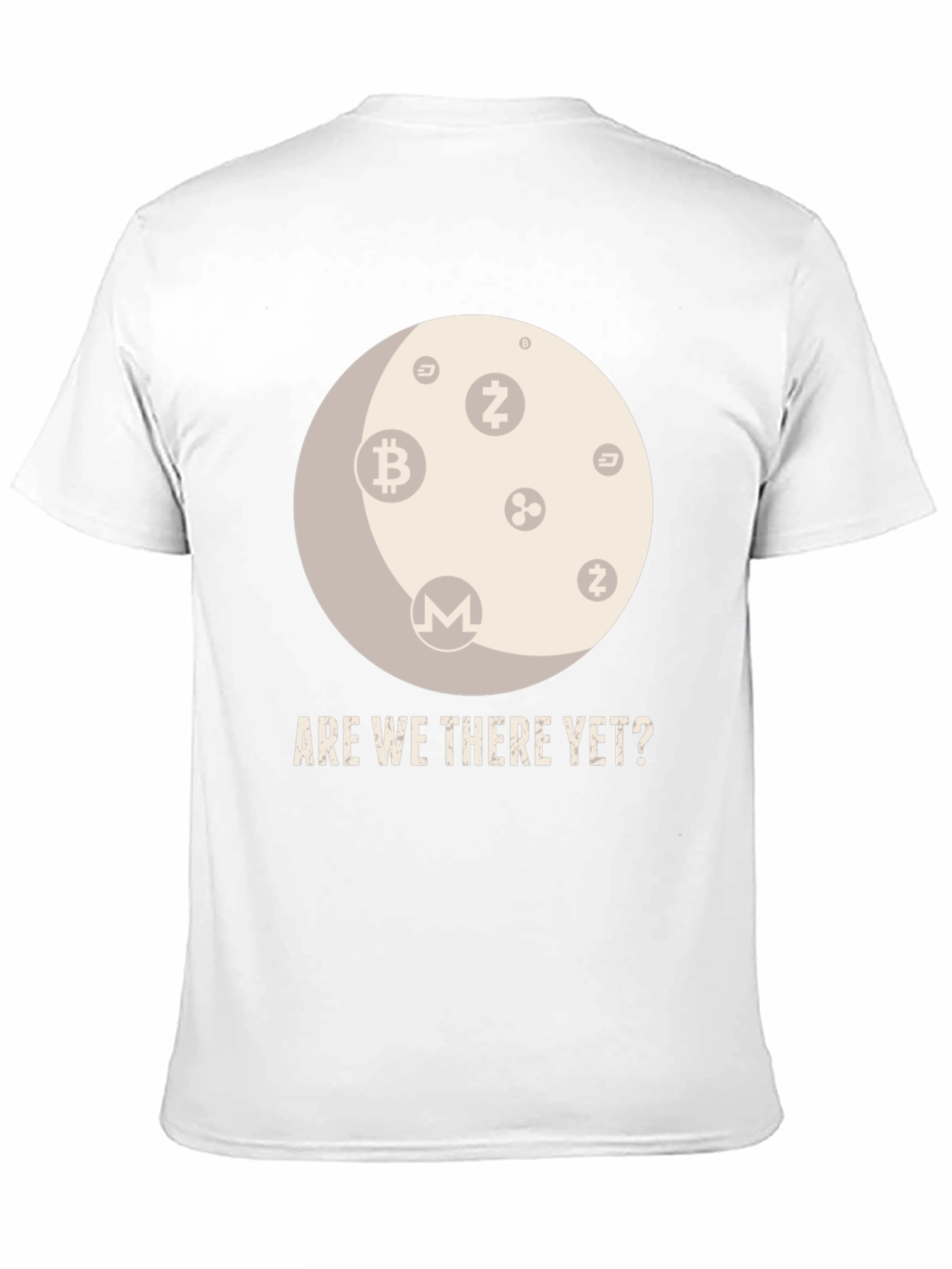 Crypto Moon T-Shirt - Are We There Yet?