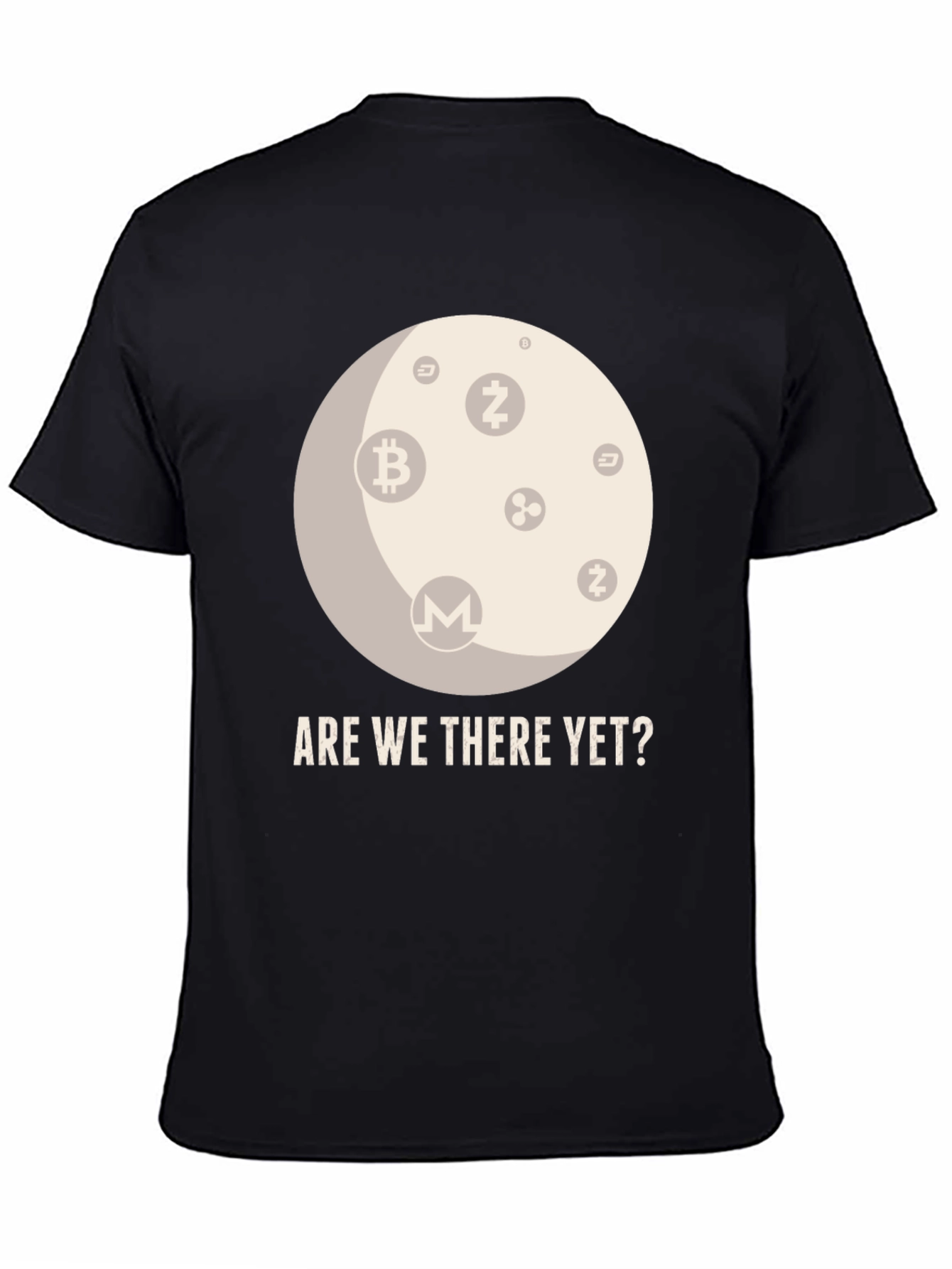 Crypto Moon T-Shirt - Are We There Yet?