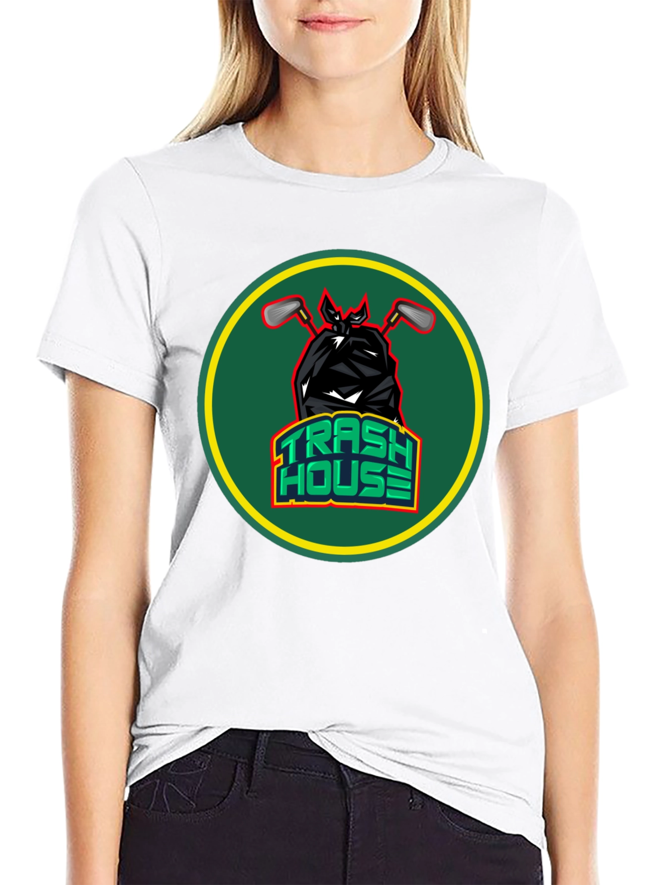 Trash House Golf T-Shirt - Comfy & Stylish