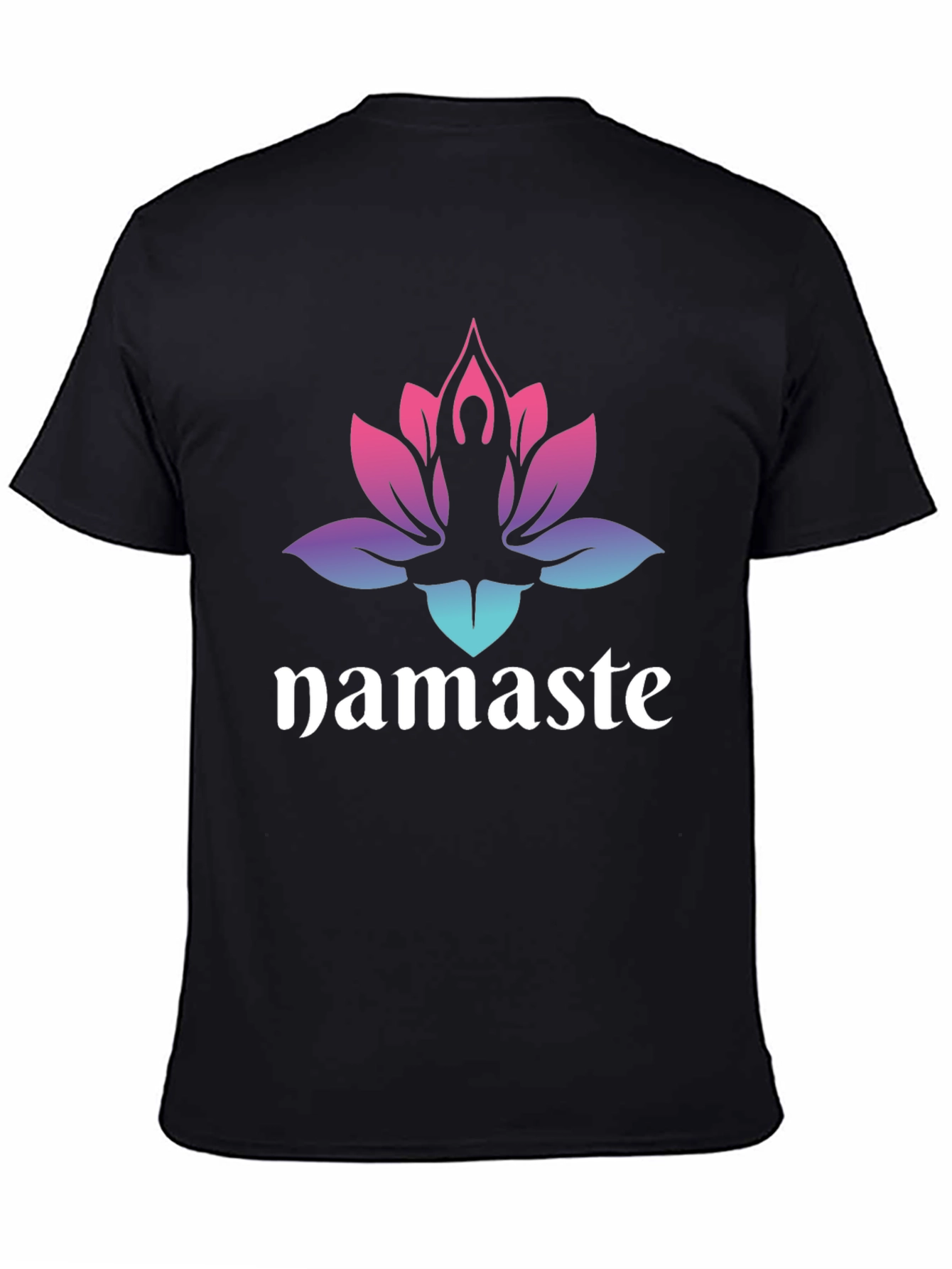Namaste Yoga Lotus T-Shirt - Relax in Style