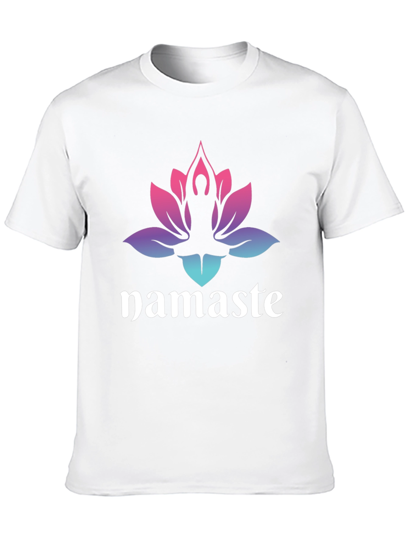 Namaste Yoga Lotus T-Shirt - Relax in Style