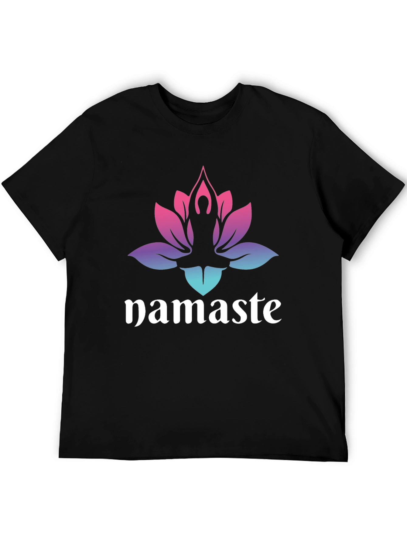 Namaste Yoga Lotus T-Shirt - Relax in Style