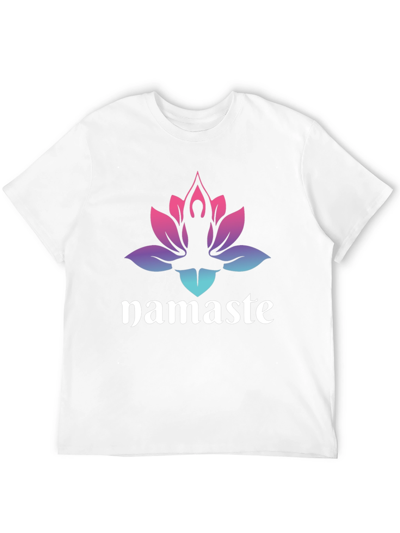 Namaste Yoga Lotus T-Shirt - Relax in Style