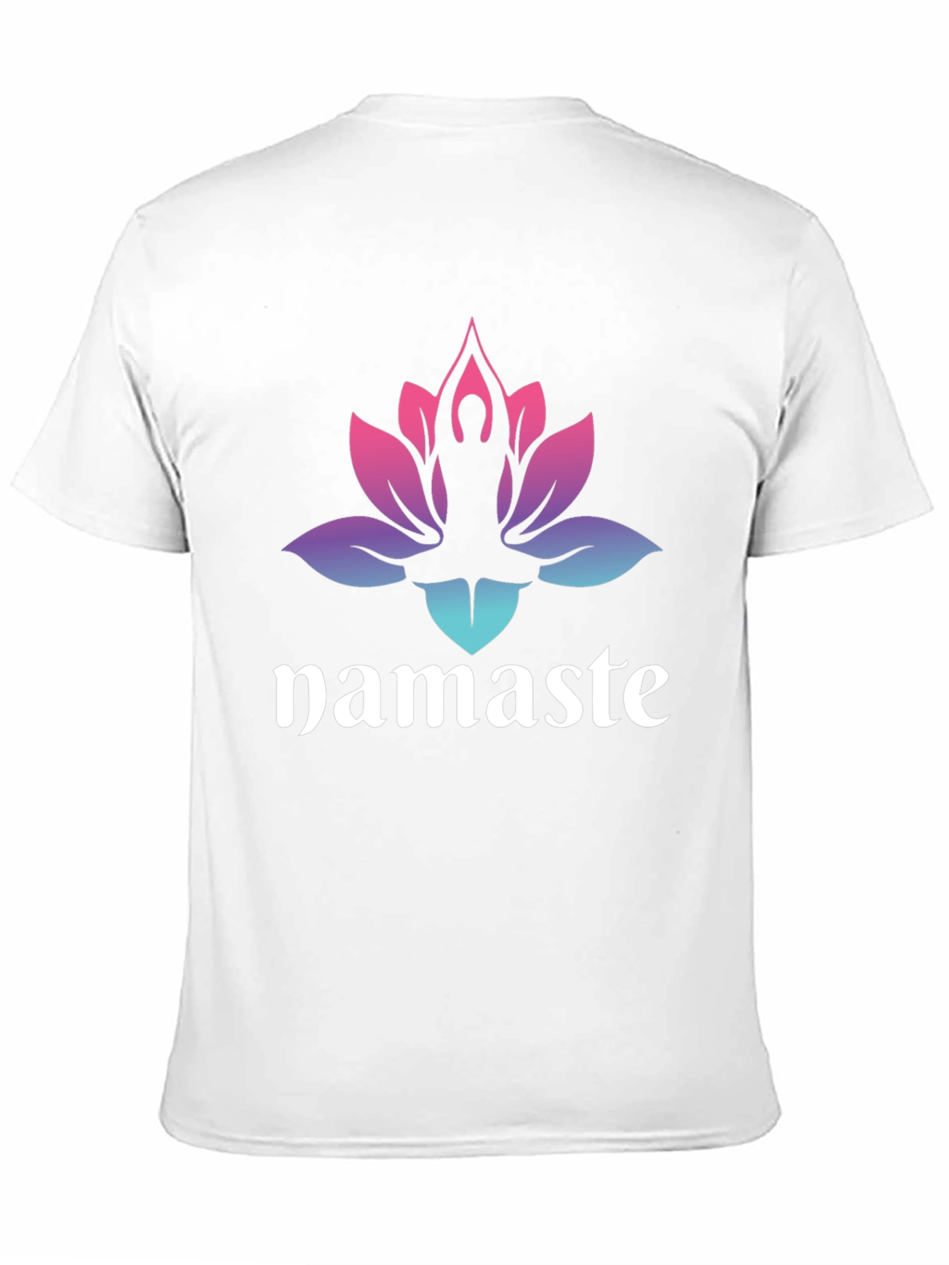 Namaste Yoga Lotus T-Shirt - Relax in Style