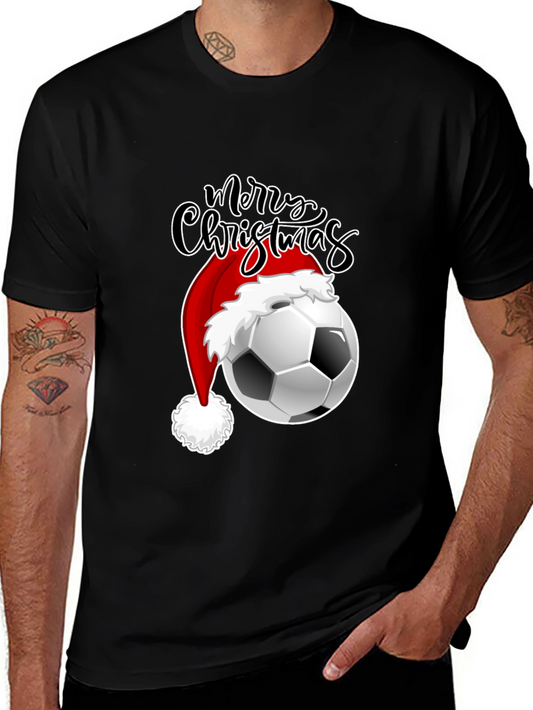 Festive Soccer Christmas T-Shirt
