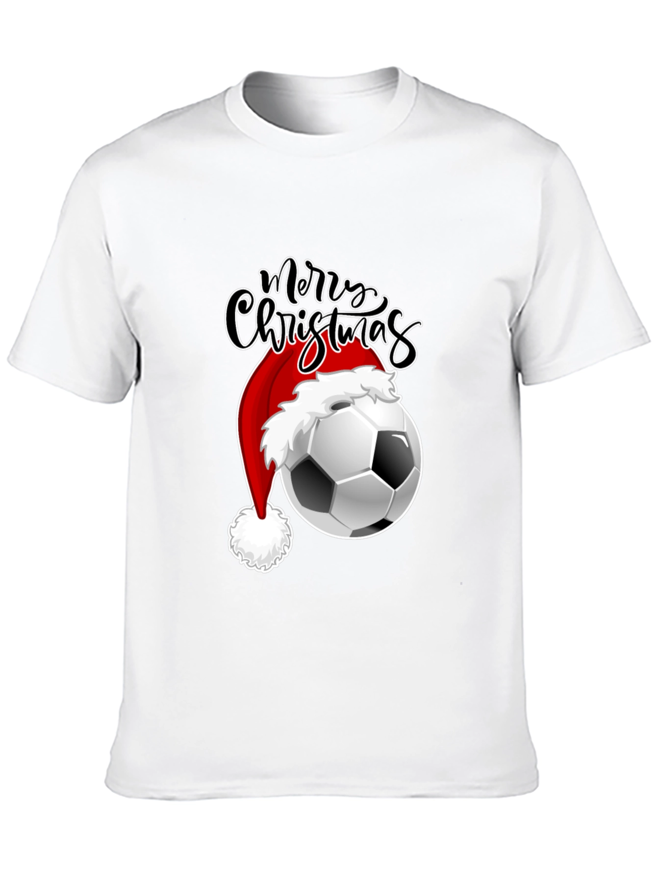 Festive Soccer Christmas T-Shirt