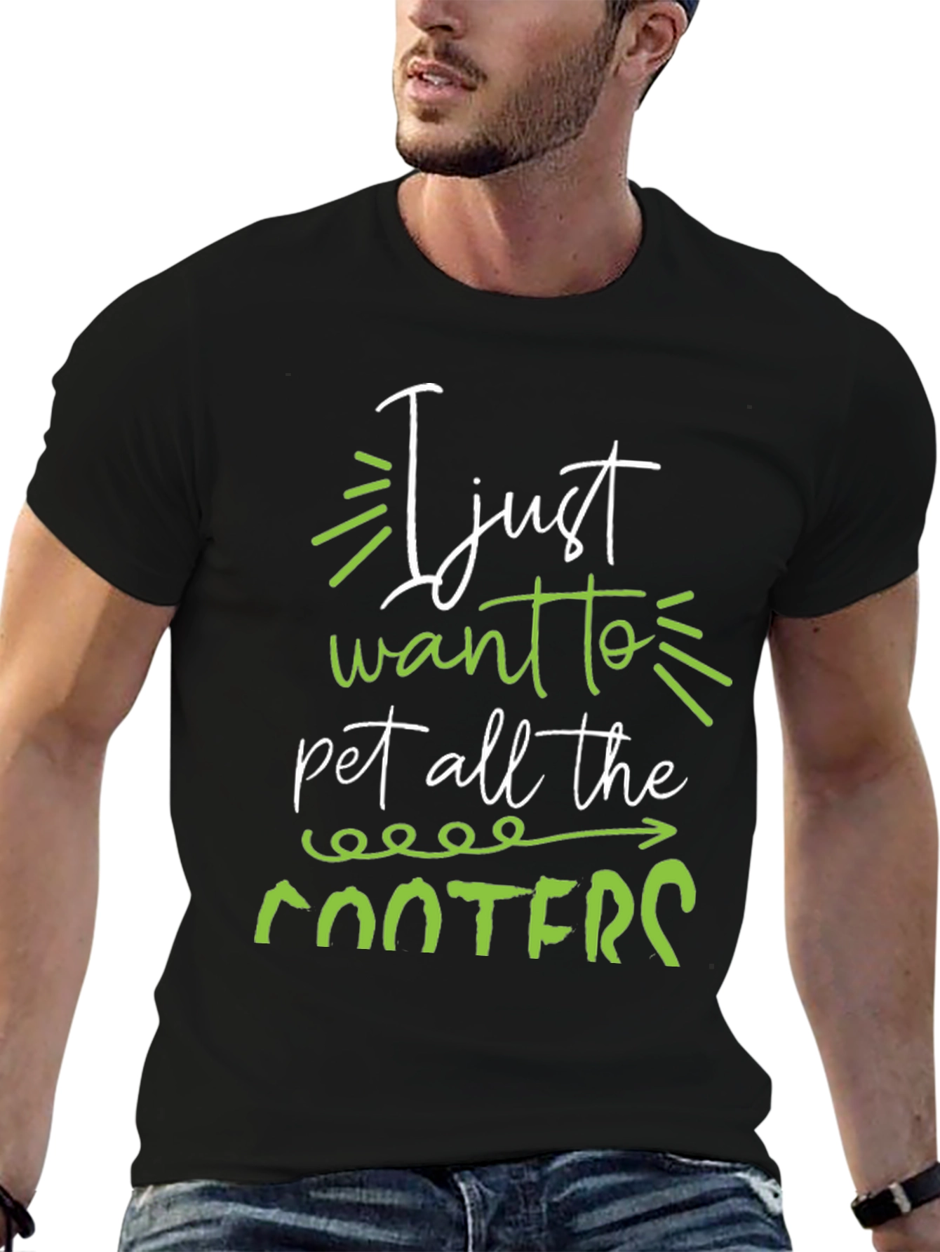 Cooters Pet T-Shirt Funny Humor Unisex Black Tee