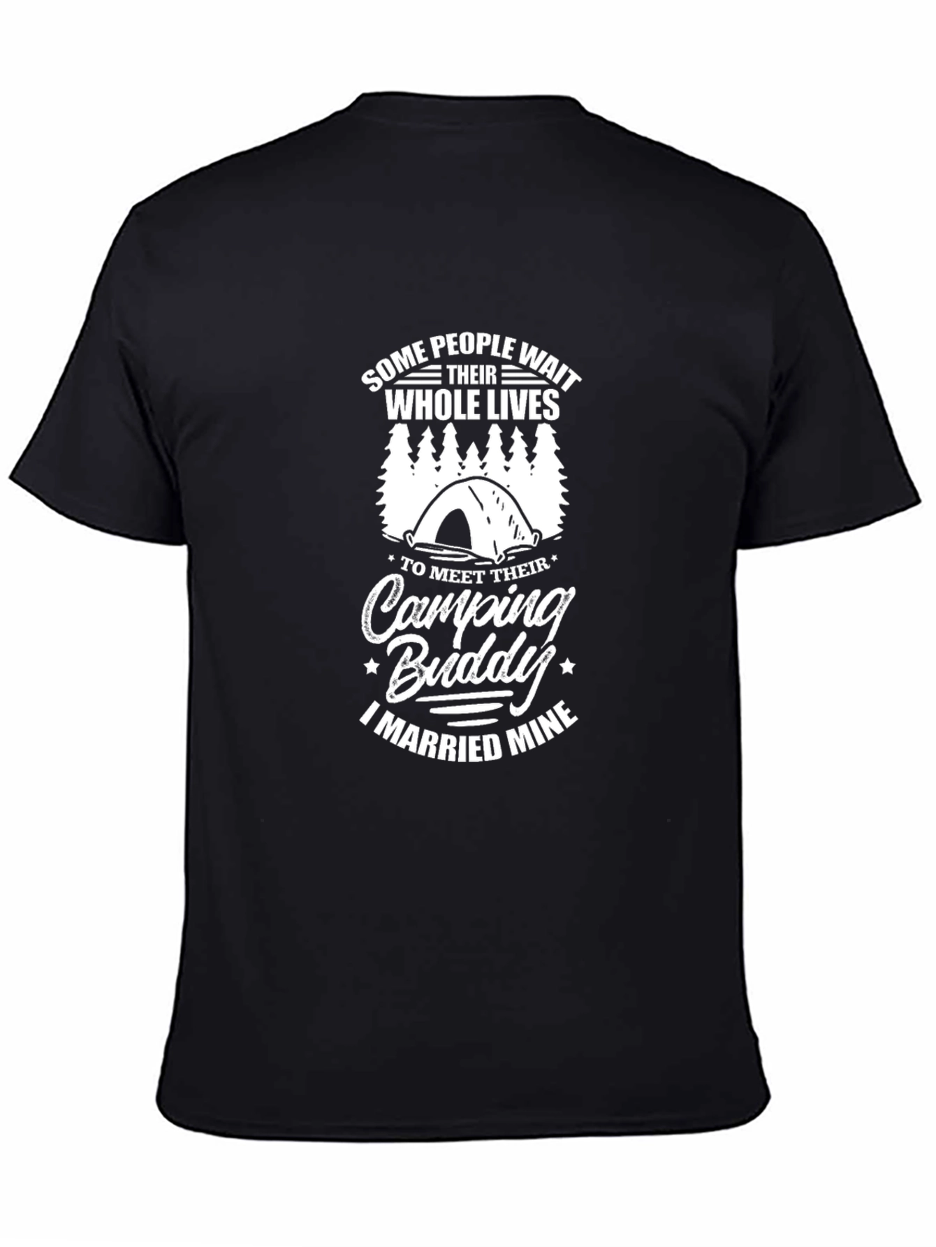 Camping Buddy Married Mine Graphic Tee