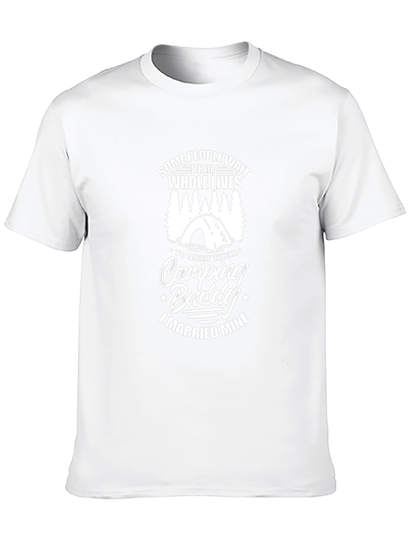 Camping Buddy Married Mine Graphic Tee