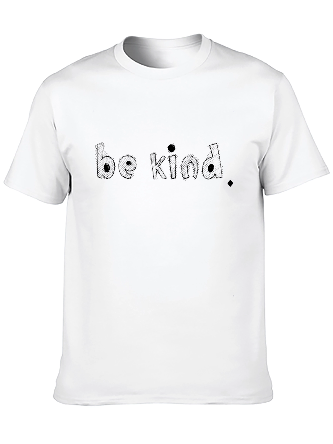 Be Kind Black T-Shirt - Positive Message Tee