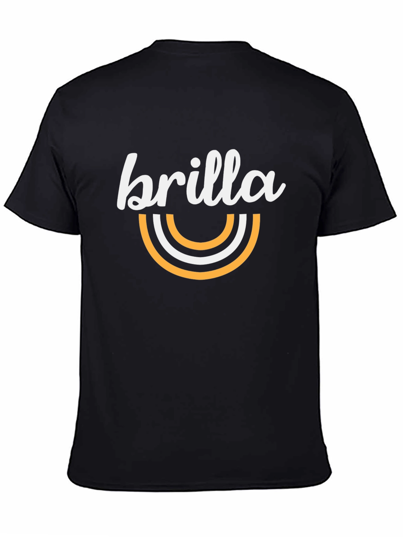 Brilla Graphic Tee - Stylish Black T-Shirt