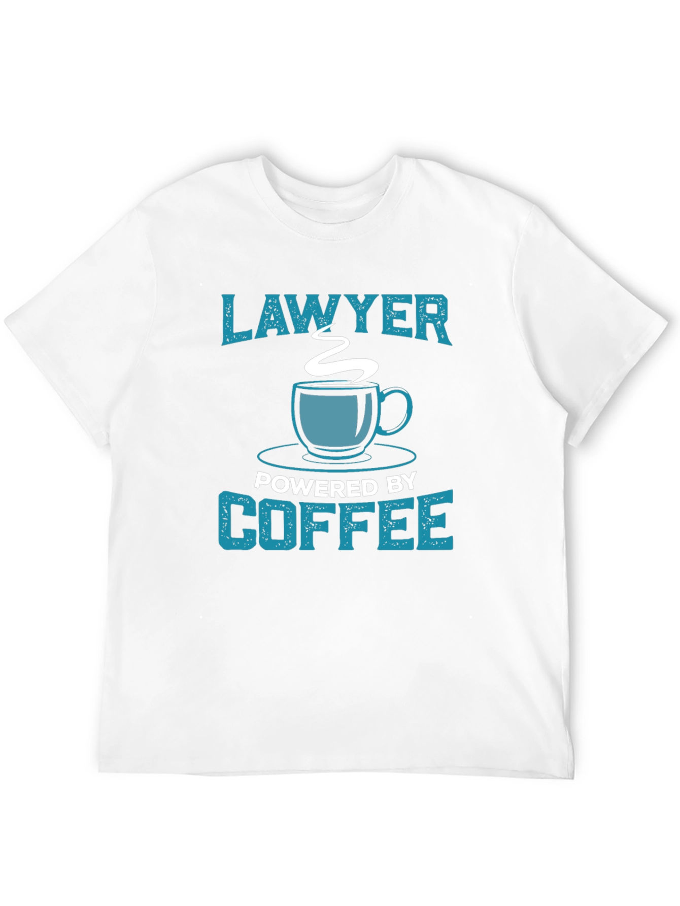 Lawyer Powered by Coffee Graphic Tee