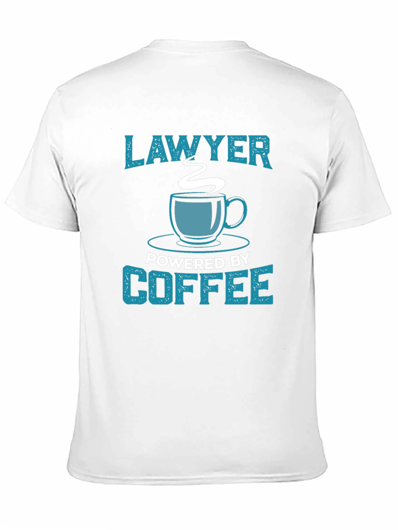 Lawyer Powered by Coffee Graphic Tee