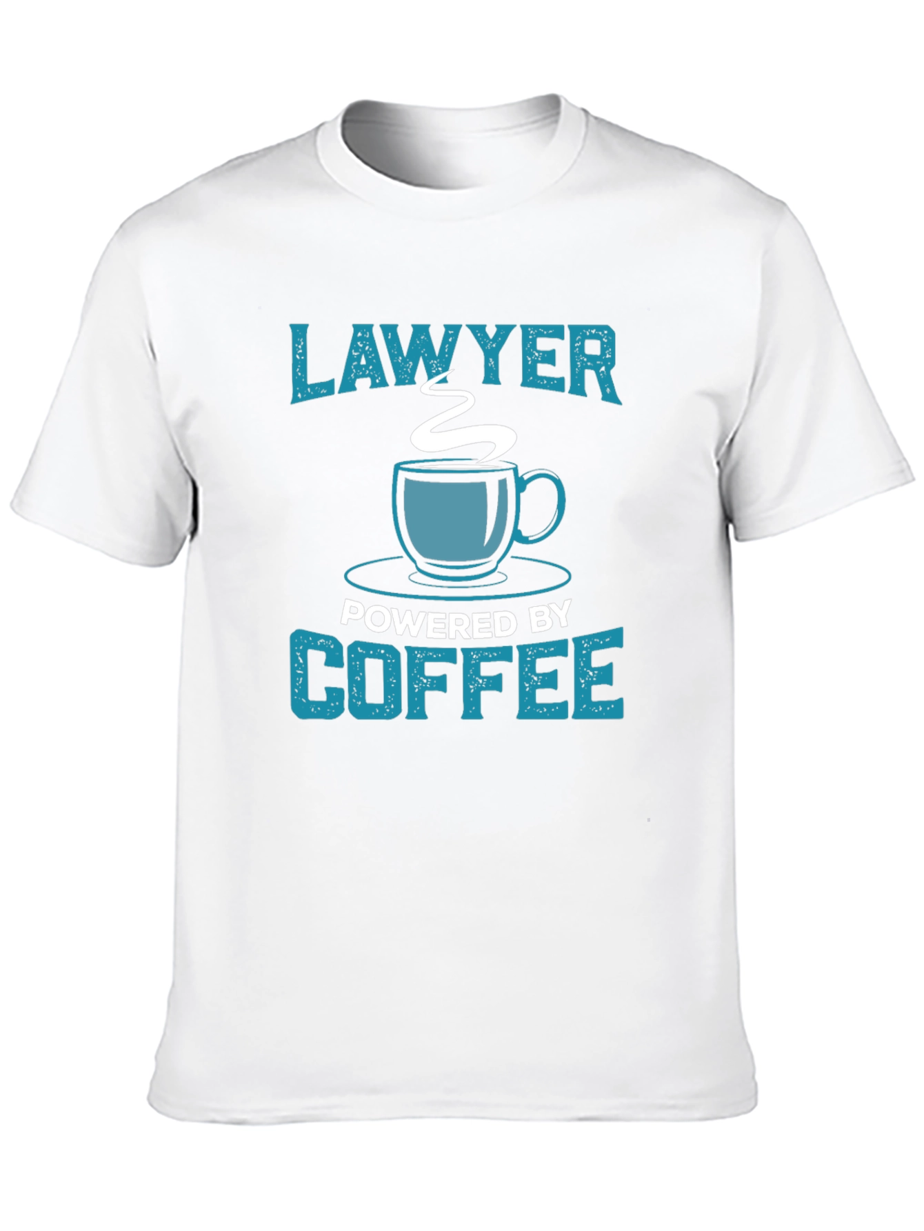 Lawyer Powered by Coffee Graphic Tee