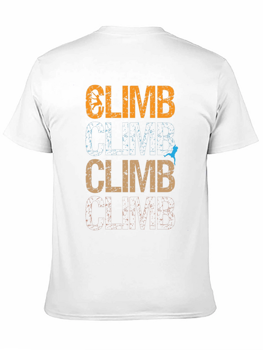Climb Graphic Tee - Vintage Style Climbing Shirt