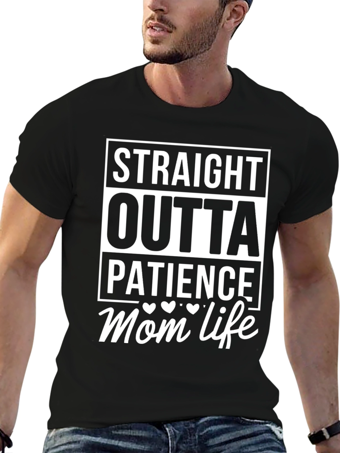 Straight Outta Patience Mom Life T-Shirt