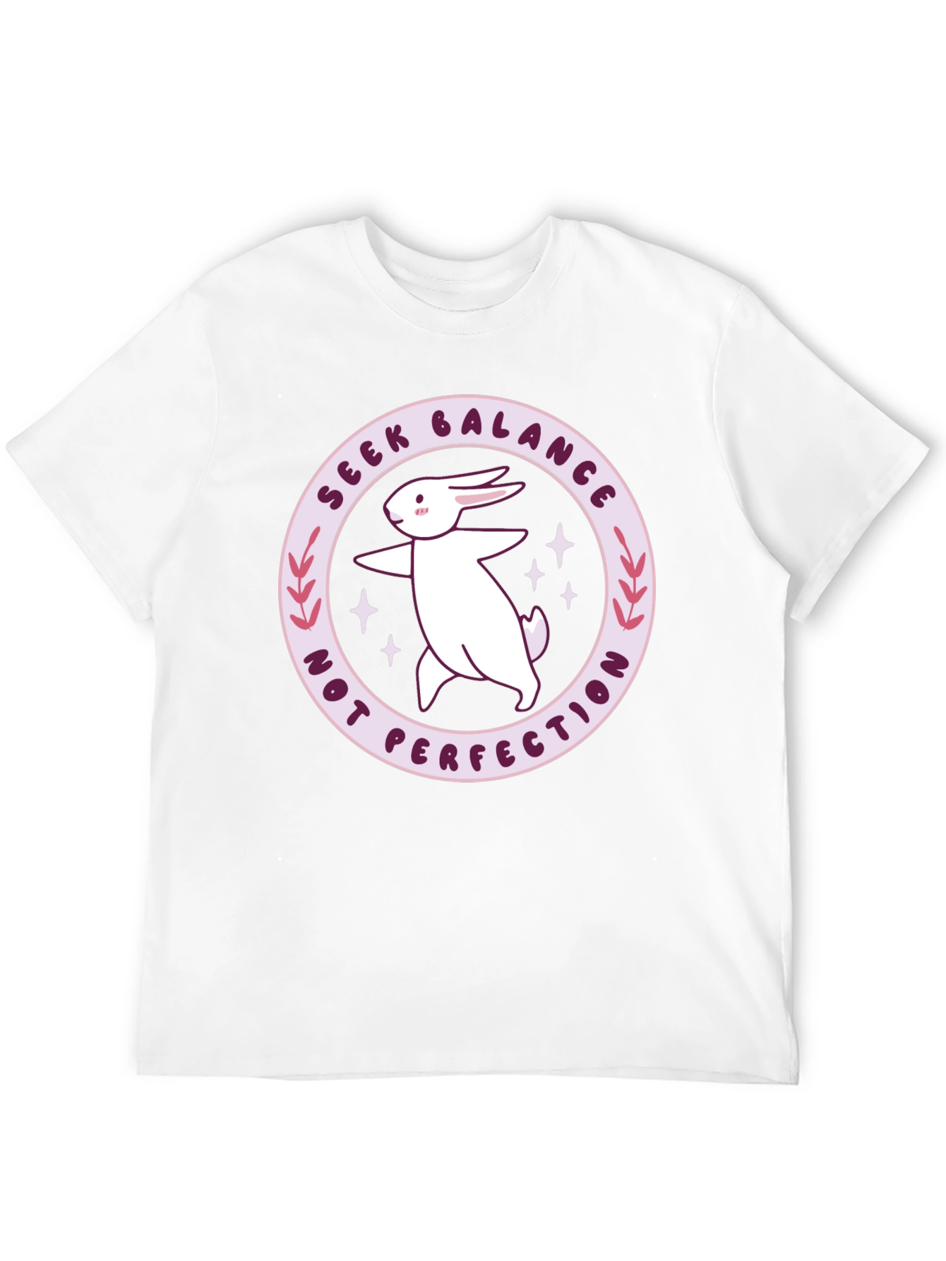 Balance Bunny Graphic Tee - Seek Balance T-Shirt