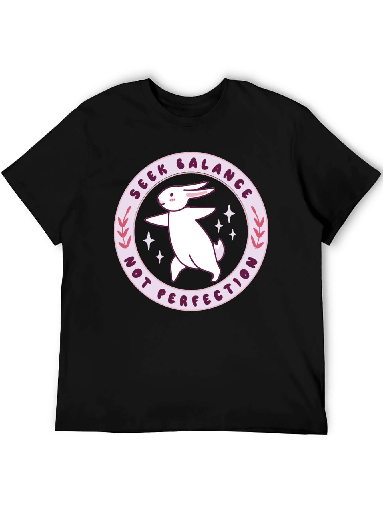 Balance Bunny Graphic Tee - Seek Balance T-Shirt