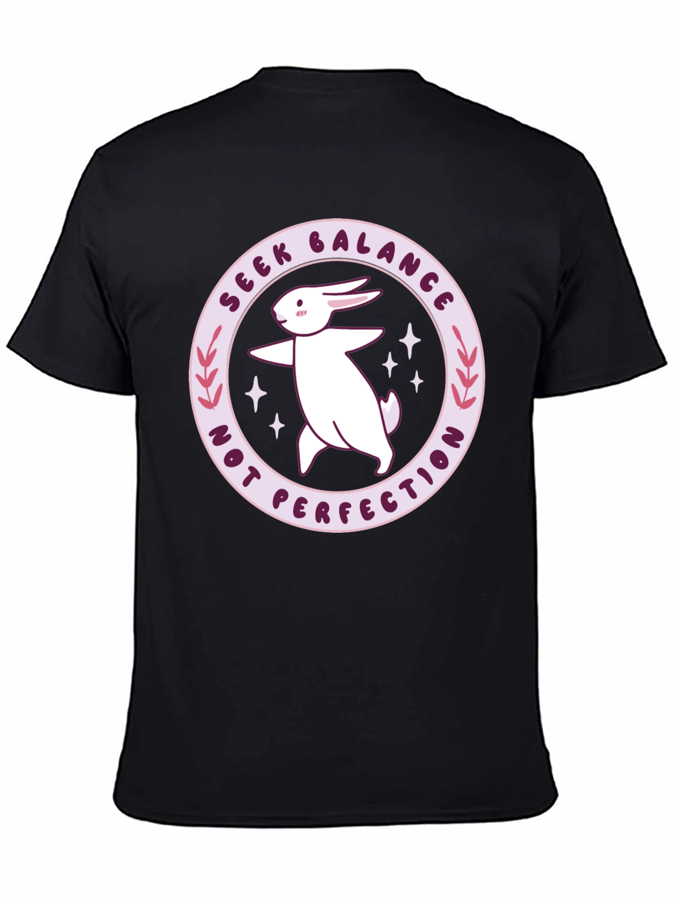Balance Bunny Graphic Tee - Seek Balance T-Shirt