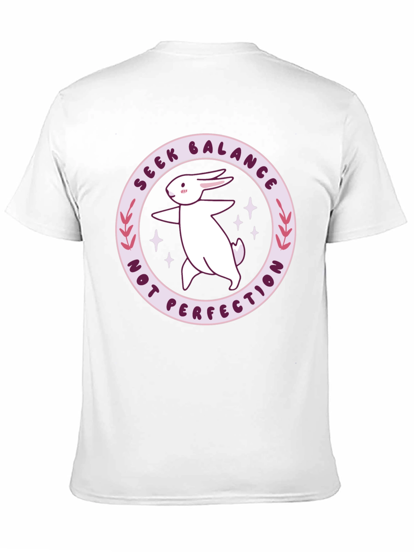 Balance Bunny Graphic Tee - Seek Balance T-Shirt