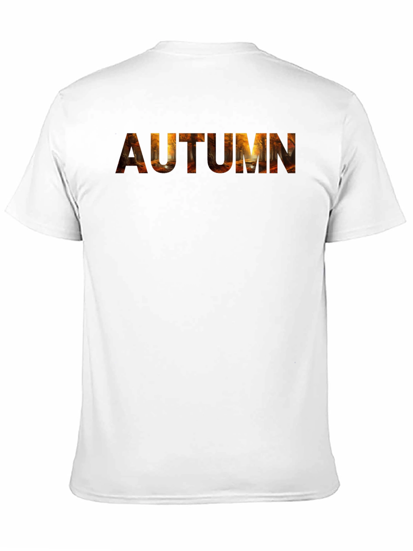 Autumn Themed Black T-Shirt