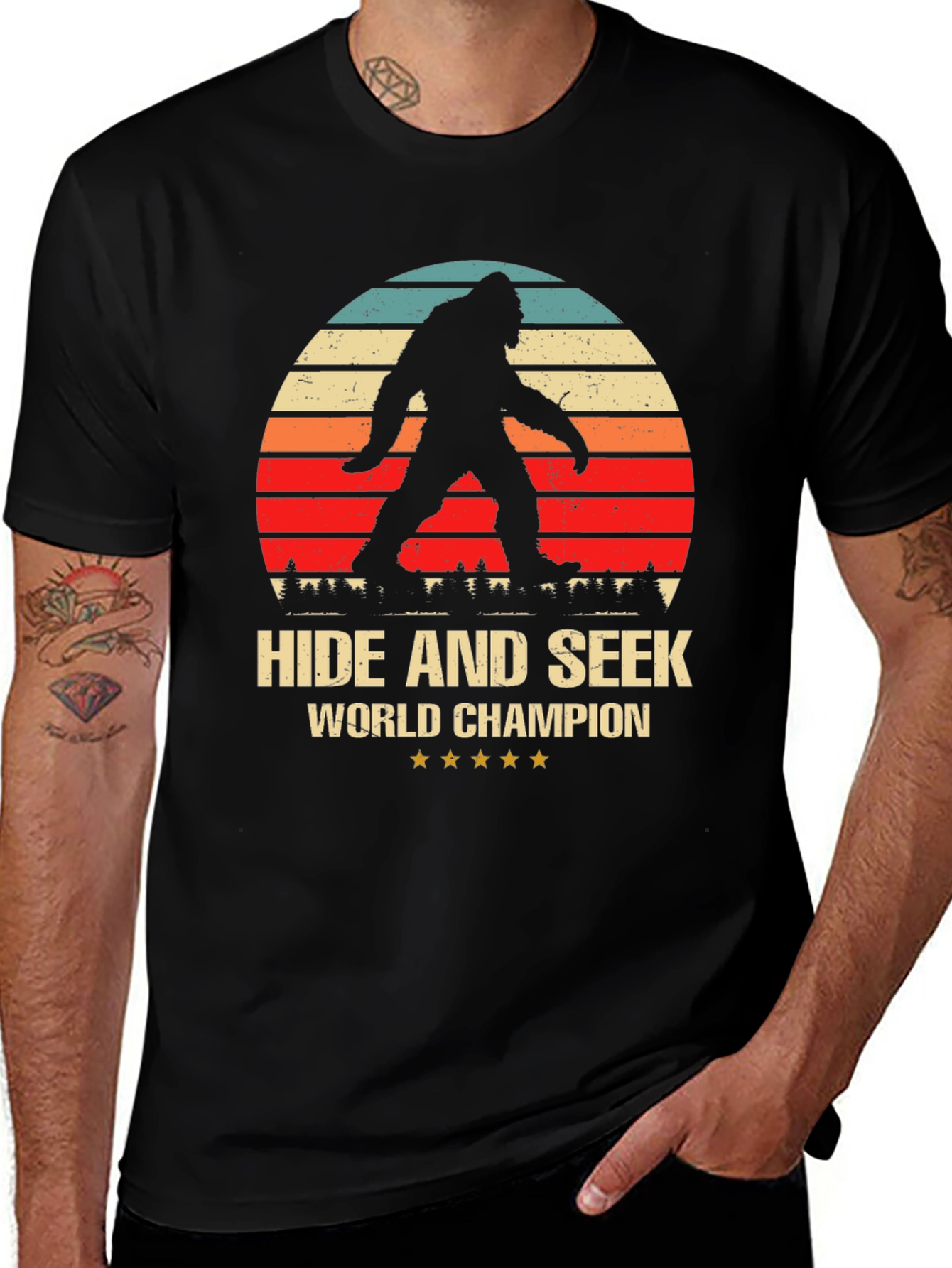 Hide and Seek World Champion Bigfoot T-Shirt