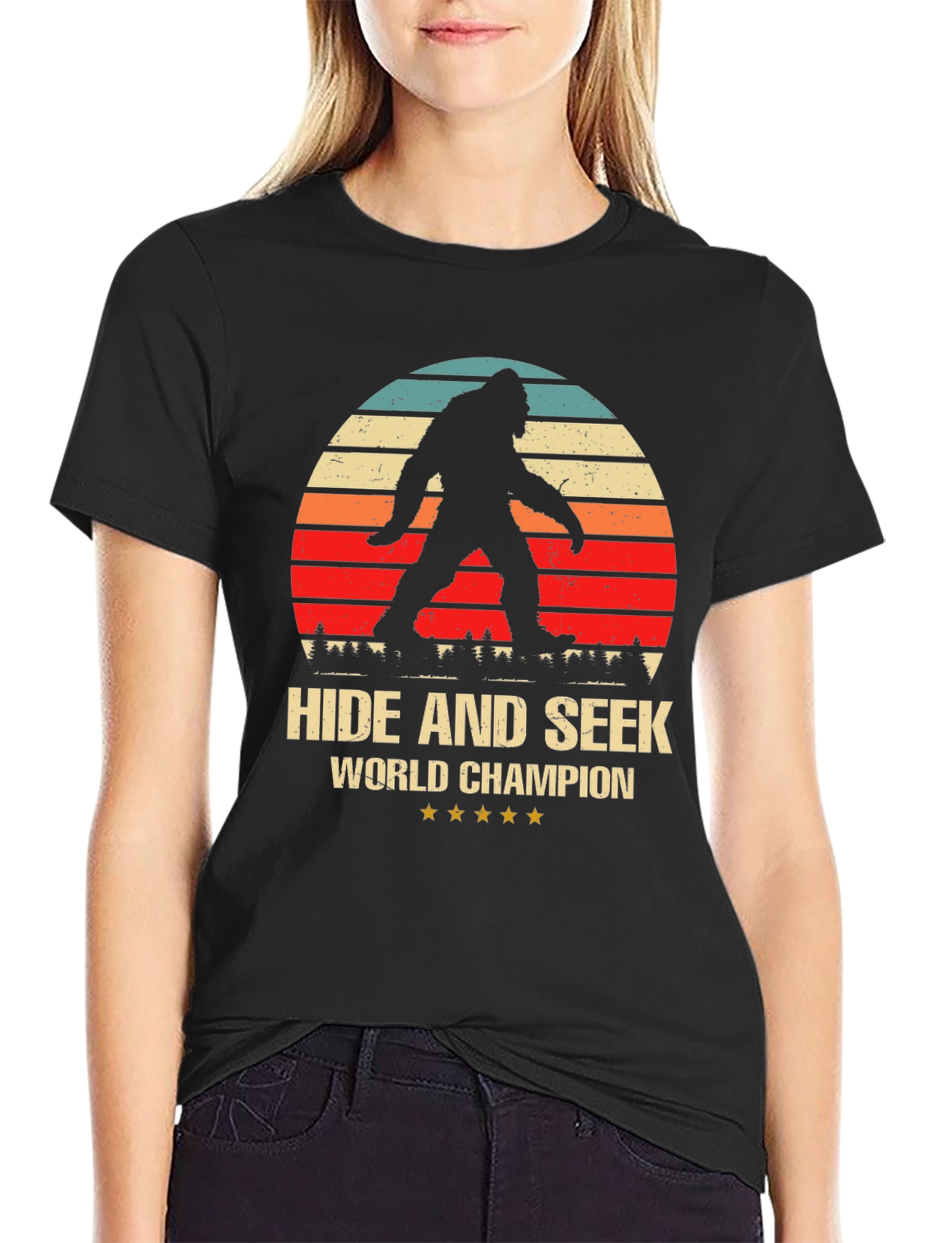 Hide and Seek World Champion Bigfoot T-Shirt