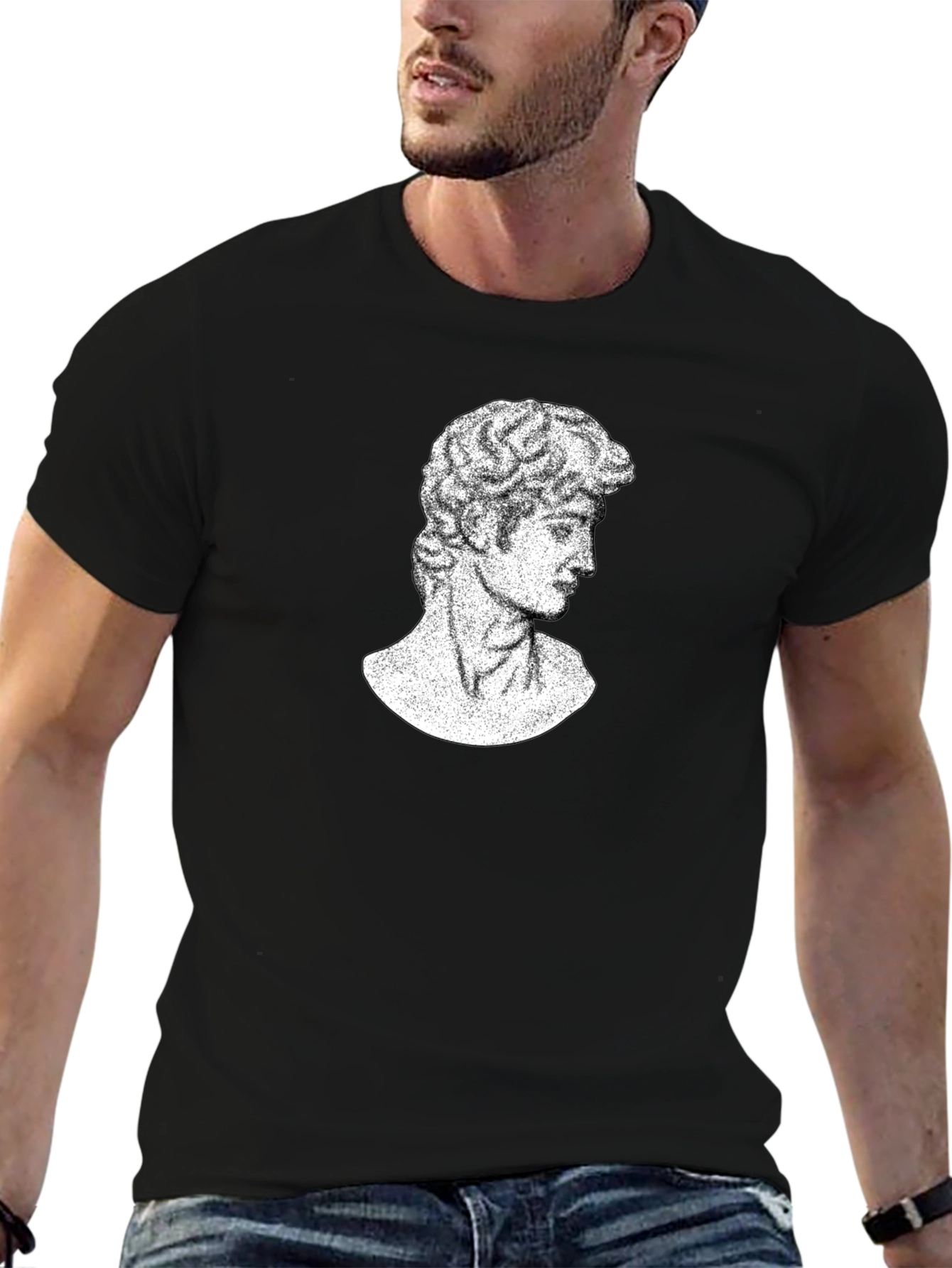 David Bust T-Shirt - Classic Art Graphic Tee